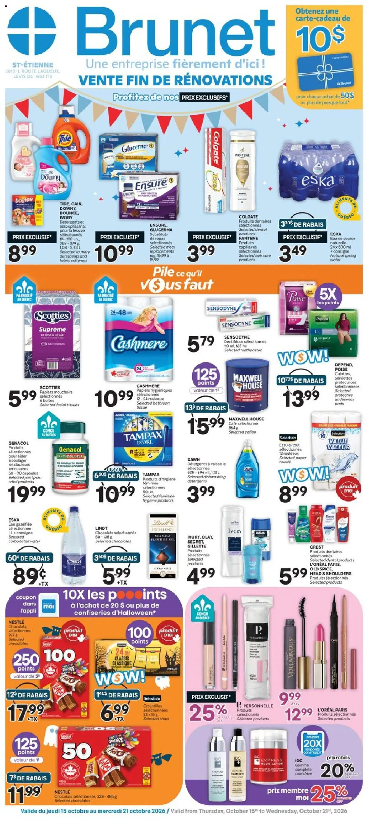 Brunet flyer valid from Oct 15, 2026 | Page: 1