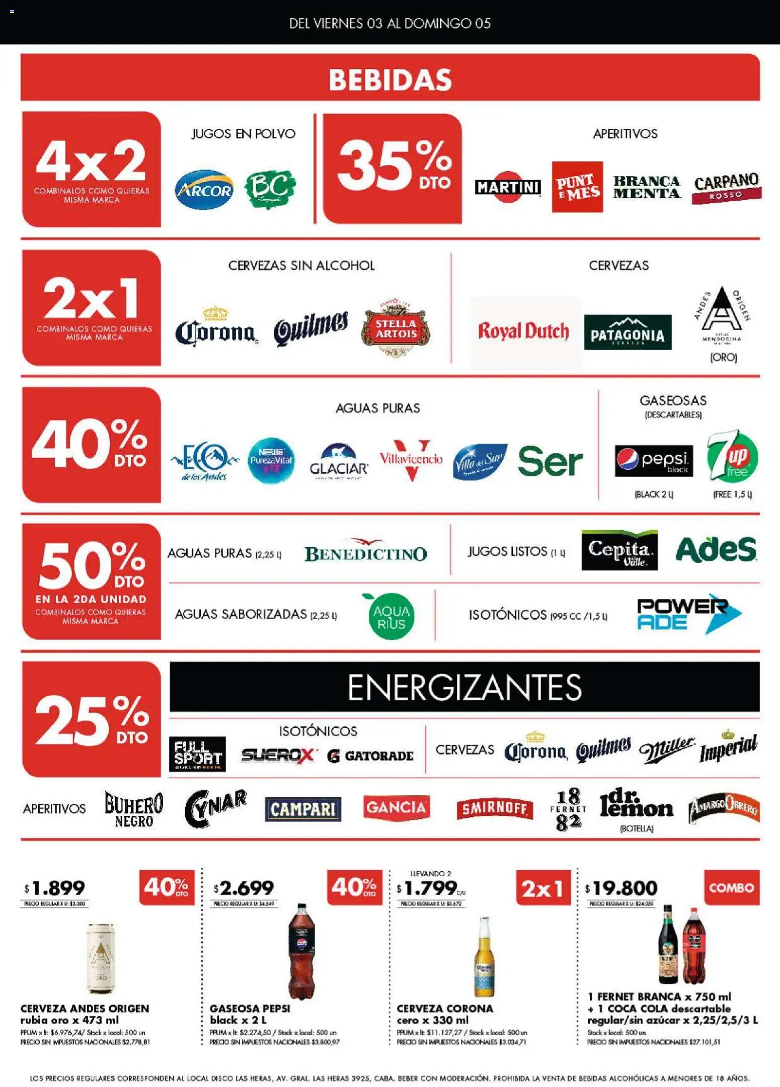 Disco ofertas │ válido desde el 03/07/2026 | Página: 5 | Productos: Disco, Botella, Azucar, Gaseosa