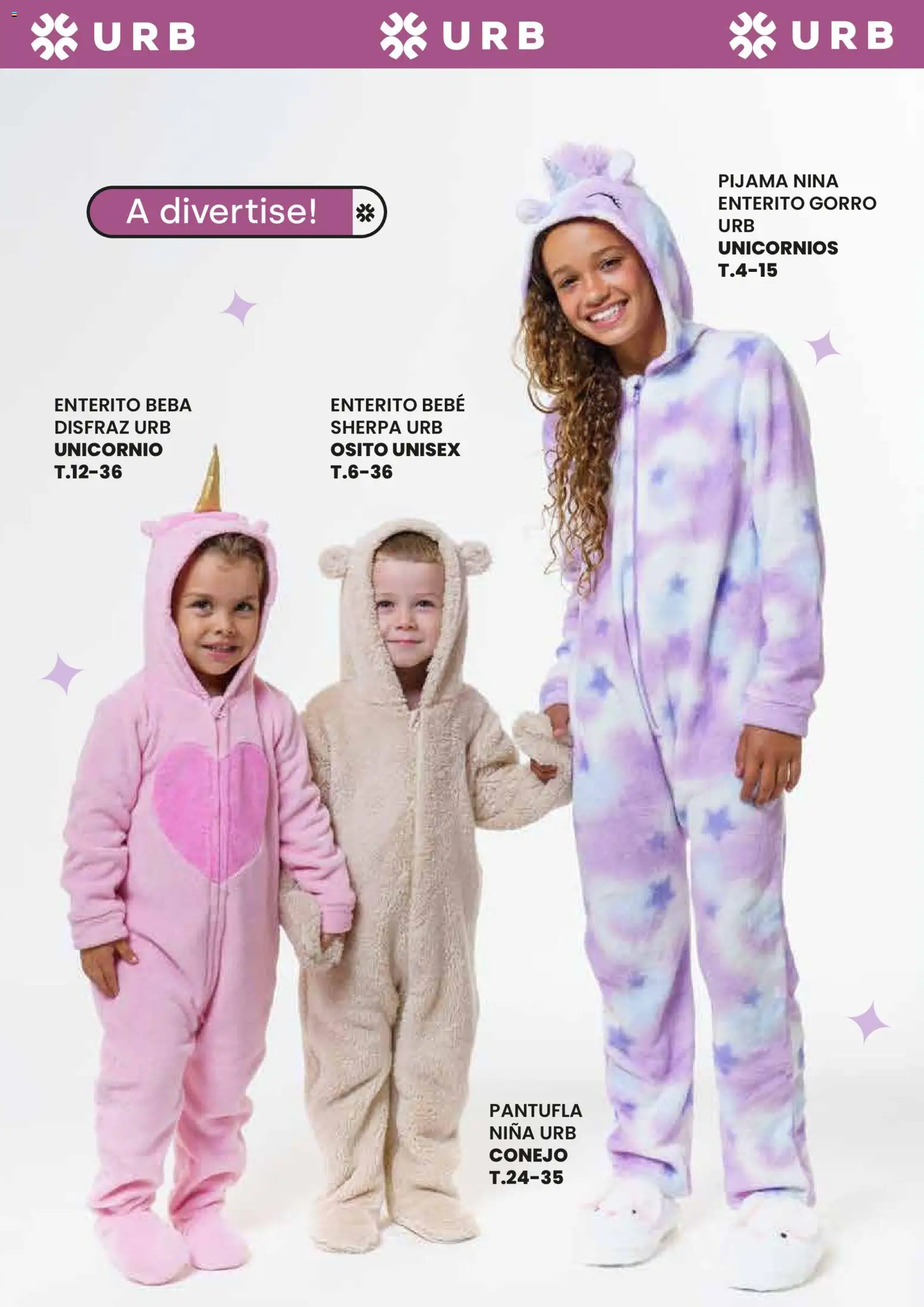 Jumbo - Catálogo URB | Otoño & Invierno │ válido desde el 17/04/2026 | Página: 35 | Productos: Conejo, Pijama