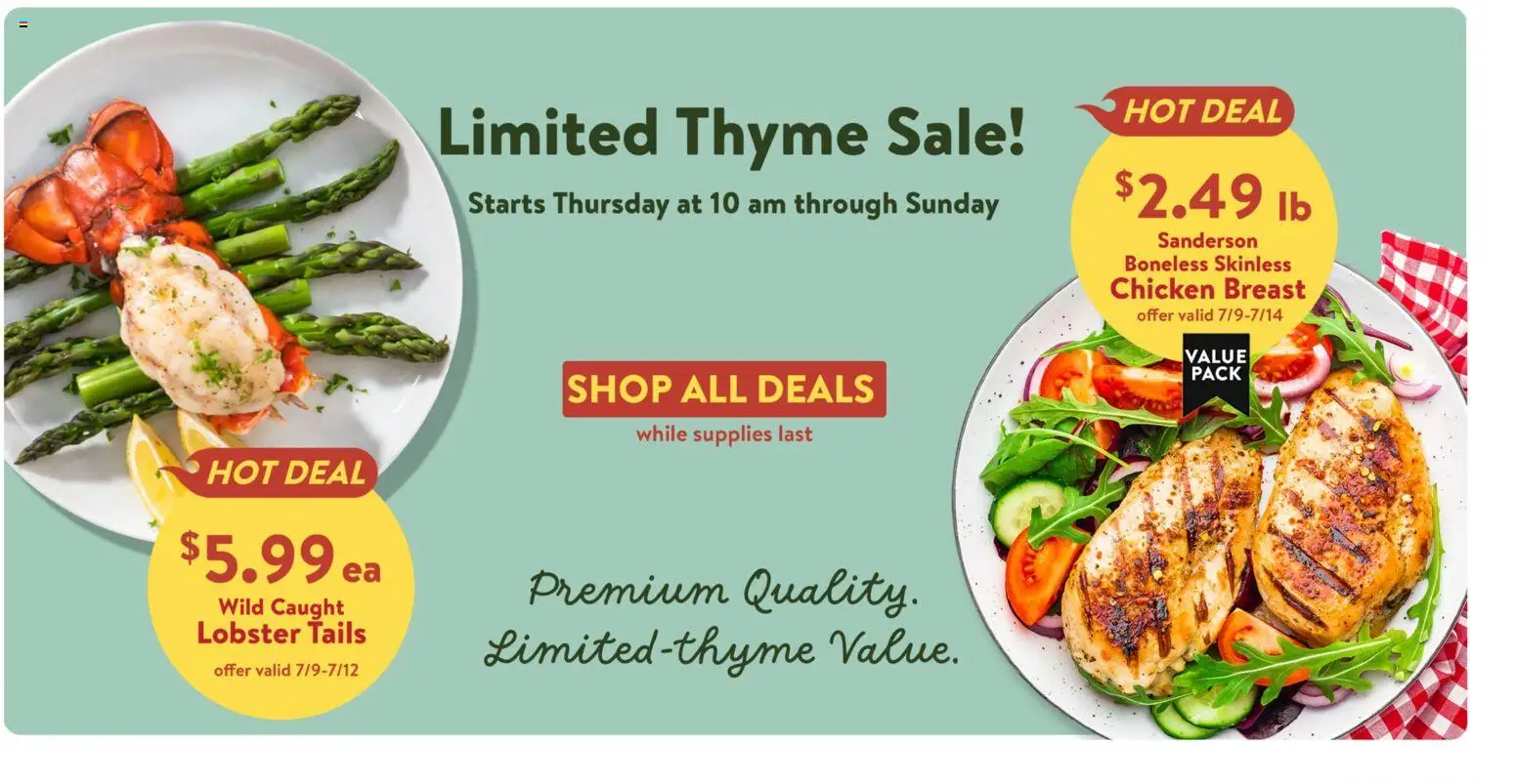 Fresh Thyme Weekly Ad - valid from 07/08/2026 | Page: 1