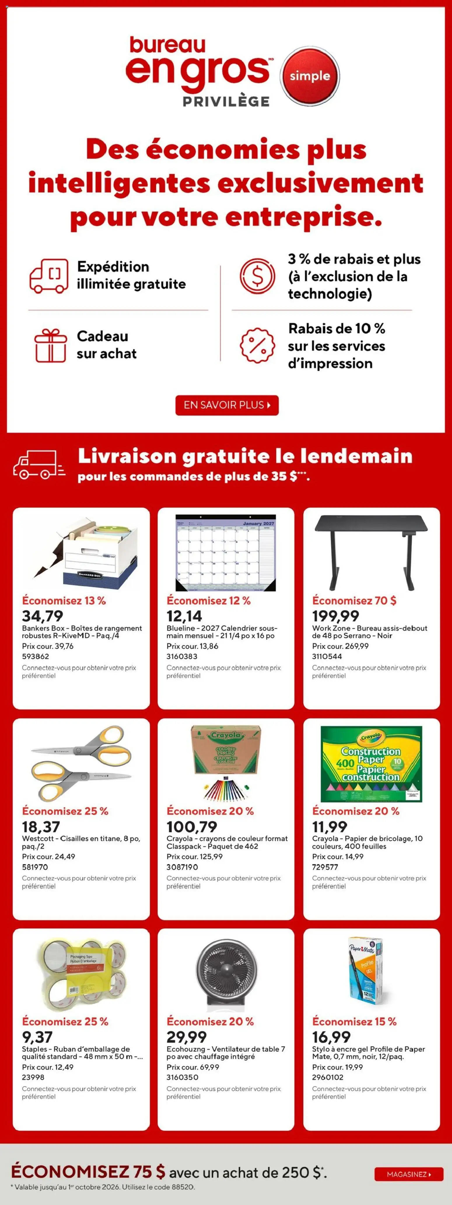 Staples flyer valid from Oct 2, 2026 | Page: 14
