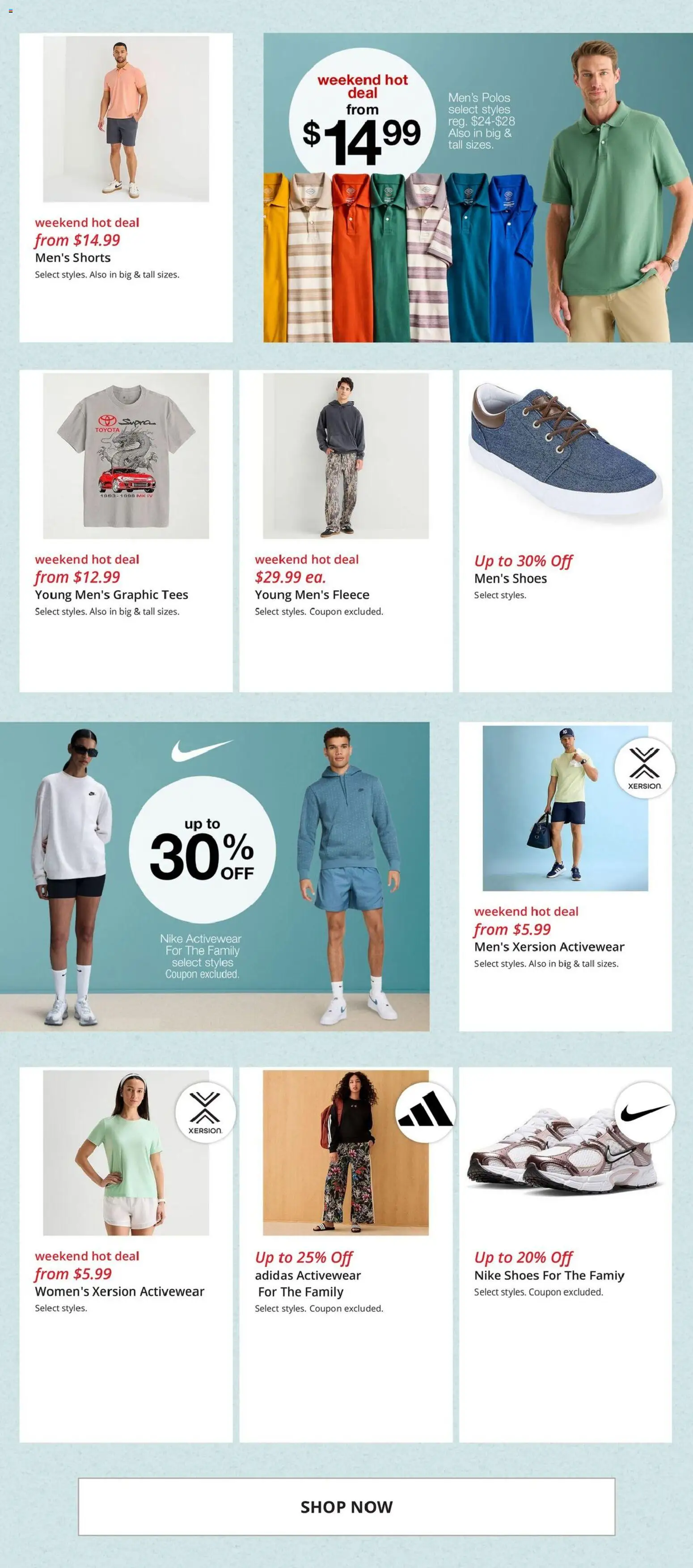 JCPenney Ad - valid from 08/28/2026 | Page: 3 | Products: Shorts