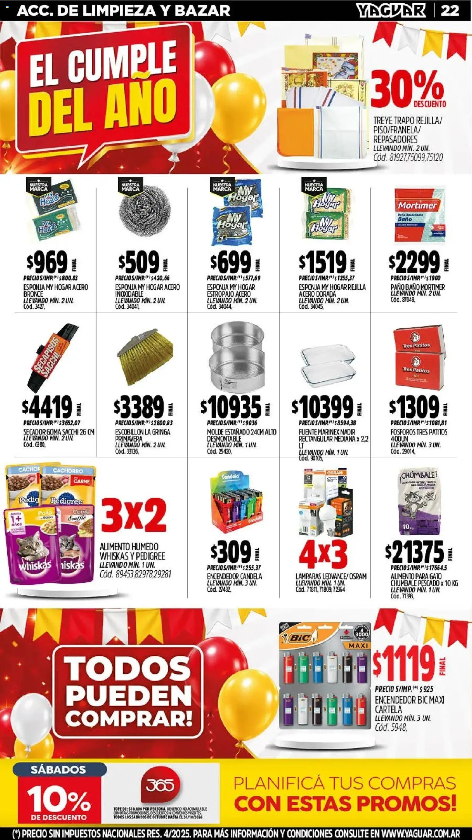 Yaguar - Oferta Semanal Neuquen │ válido desde el 12/10/2026 | Página: 24