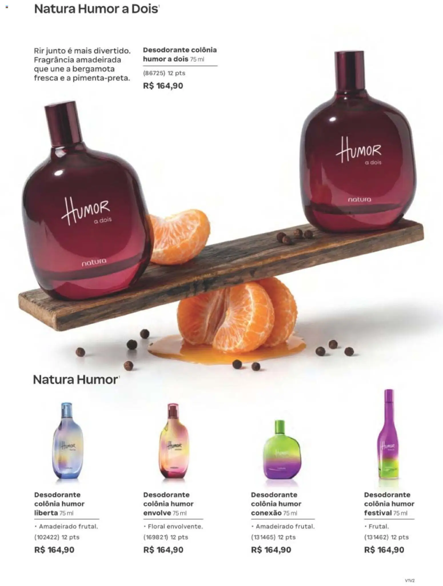 Natura Folheto - válido de 12/10/2026 | Página: 82 | Produtos: Bergamota, Fragrância, Desodorante