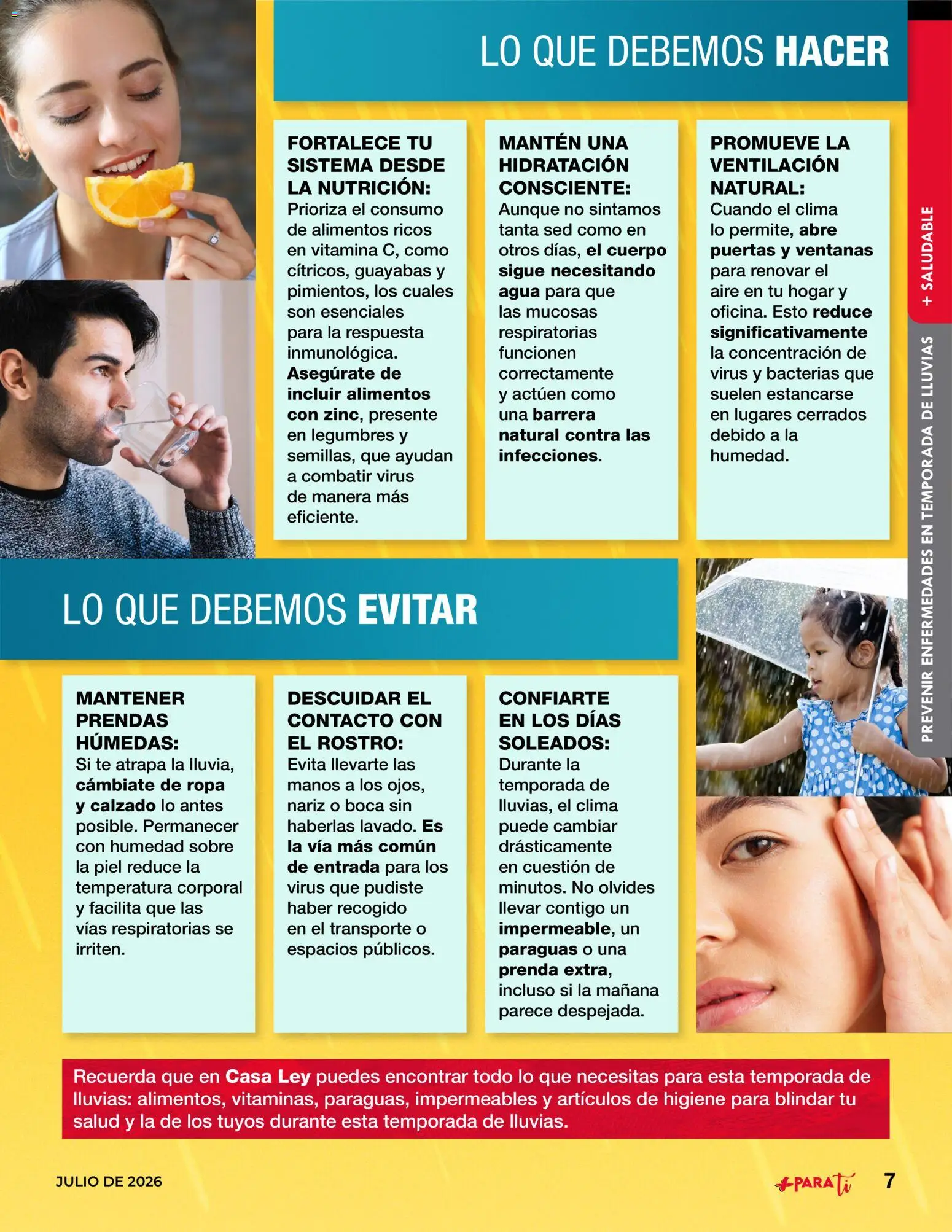 Nuevas ofertas de Casa Ley válidas en toda la República Mexicana desde el 01/07/2026. ¡Encuentra las mejores ofertas en Casa Ley folleto Para ti! | Página: 9 | Productos: Agua, Ropa, Té, Sobre