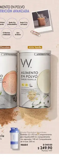 Vista previa de Oriflame campaña 6 2026, nuevo folleto de la tienda, válido en México a partir del 18.04.2026 | Página: 187 | Productos: Agua, Chocolate, Vitaminas, Botella