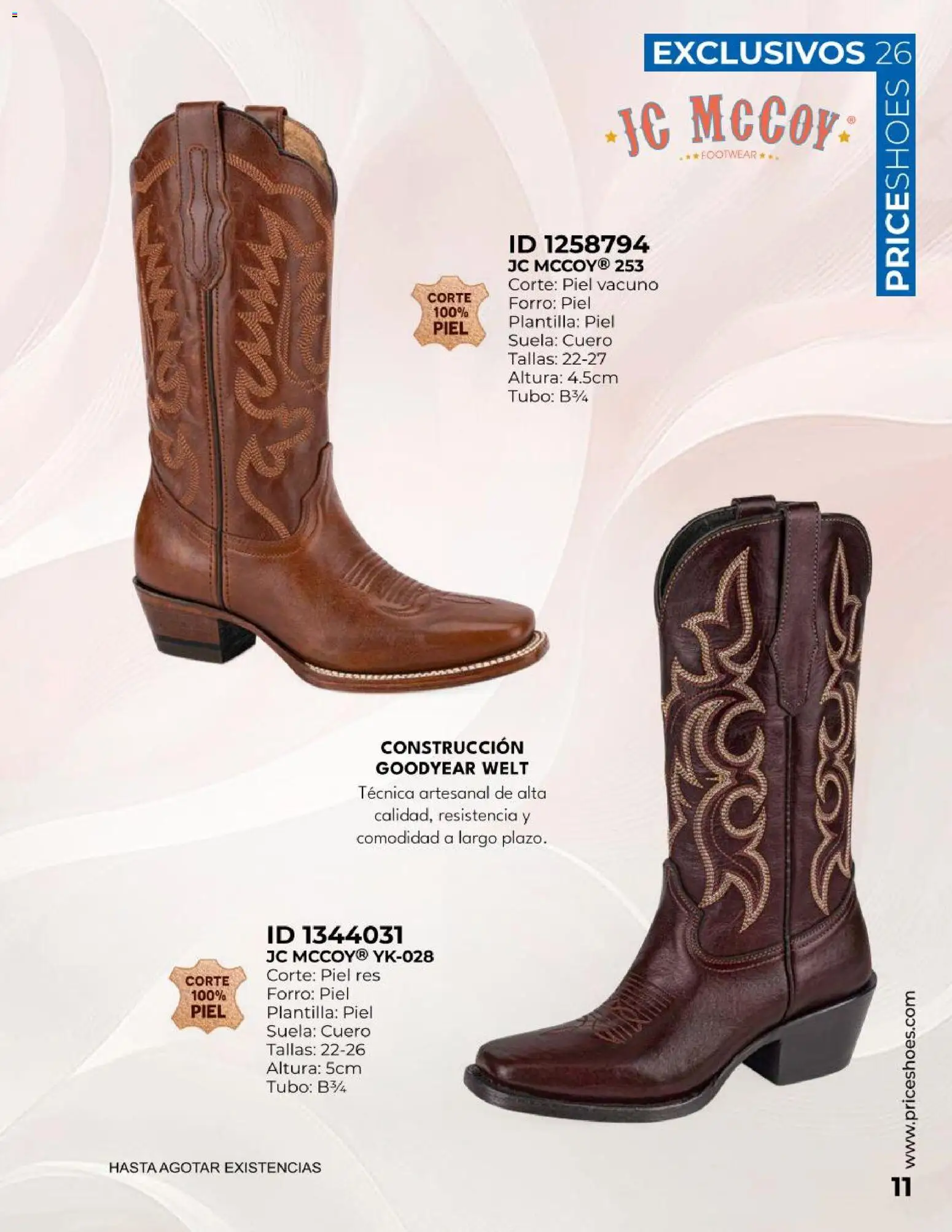 Nuevas ofertas de Price Shoes válidas en toda la República Mexicana desde el 01/10/2026. ¡Encuentra las mejores ofertas en Price Shoes catálogo Exclusivos! | Página: 11