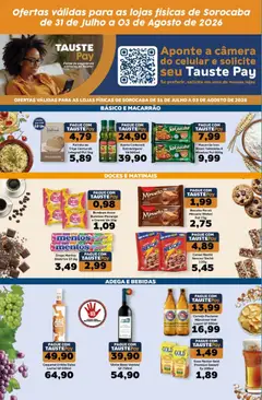 Tauste ofertas Pay - Pré-Visualização do folheto da loja Tauste, válido de 31/07/2026 | Página: 1