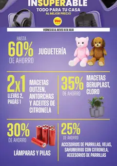 Vista previa Vea - InSuperable | Todo para tu casa al mejor precio válido desde el 03/07/2026 | Página: 6 | Productos: Pilas, Citronela