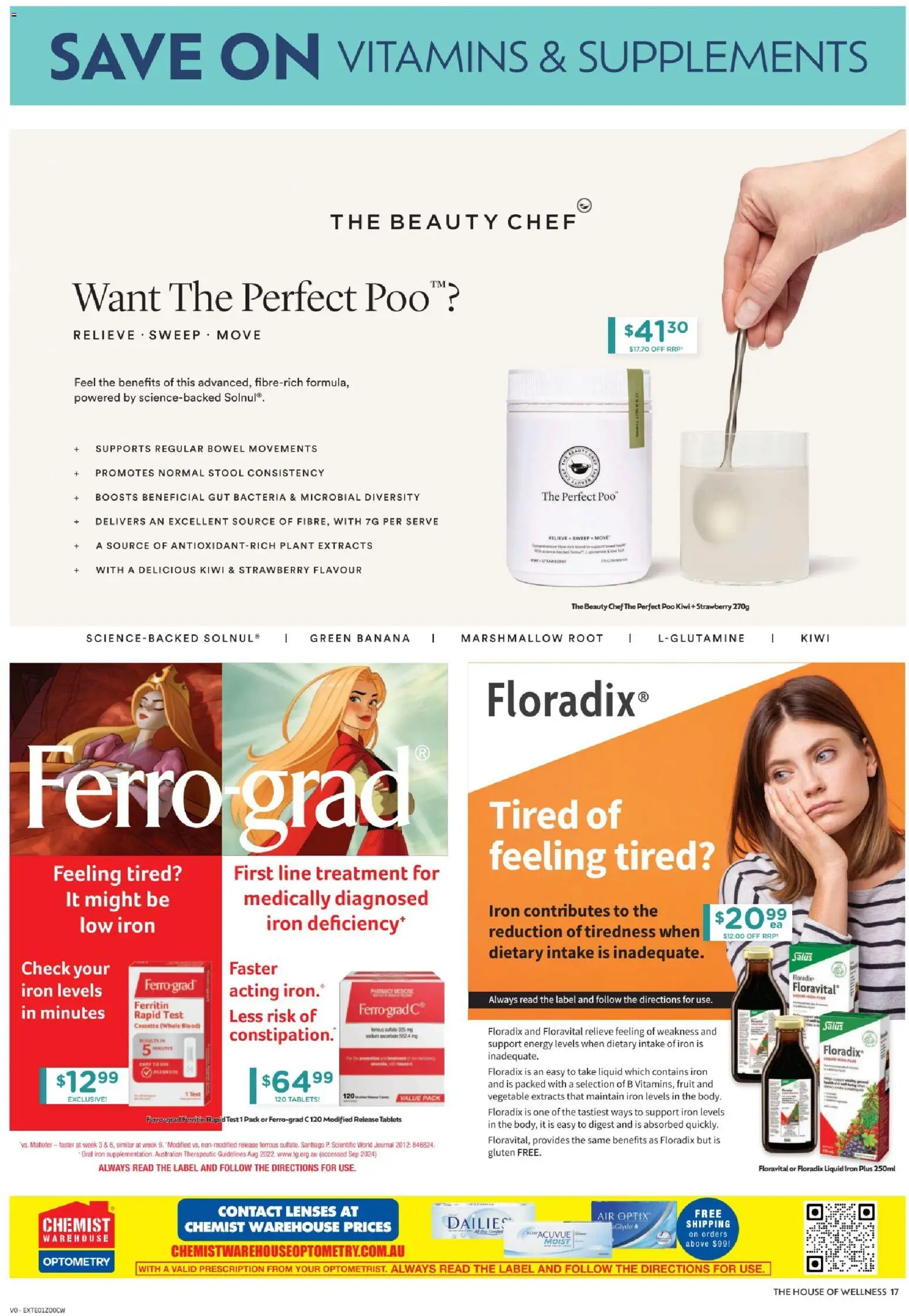 Chemist Warehouse catalogue - valid from 09/07/2026 | Page: 17 | Products: Stool, Plant, Iron, Tablets