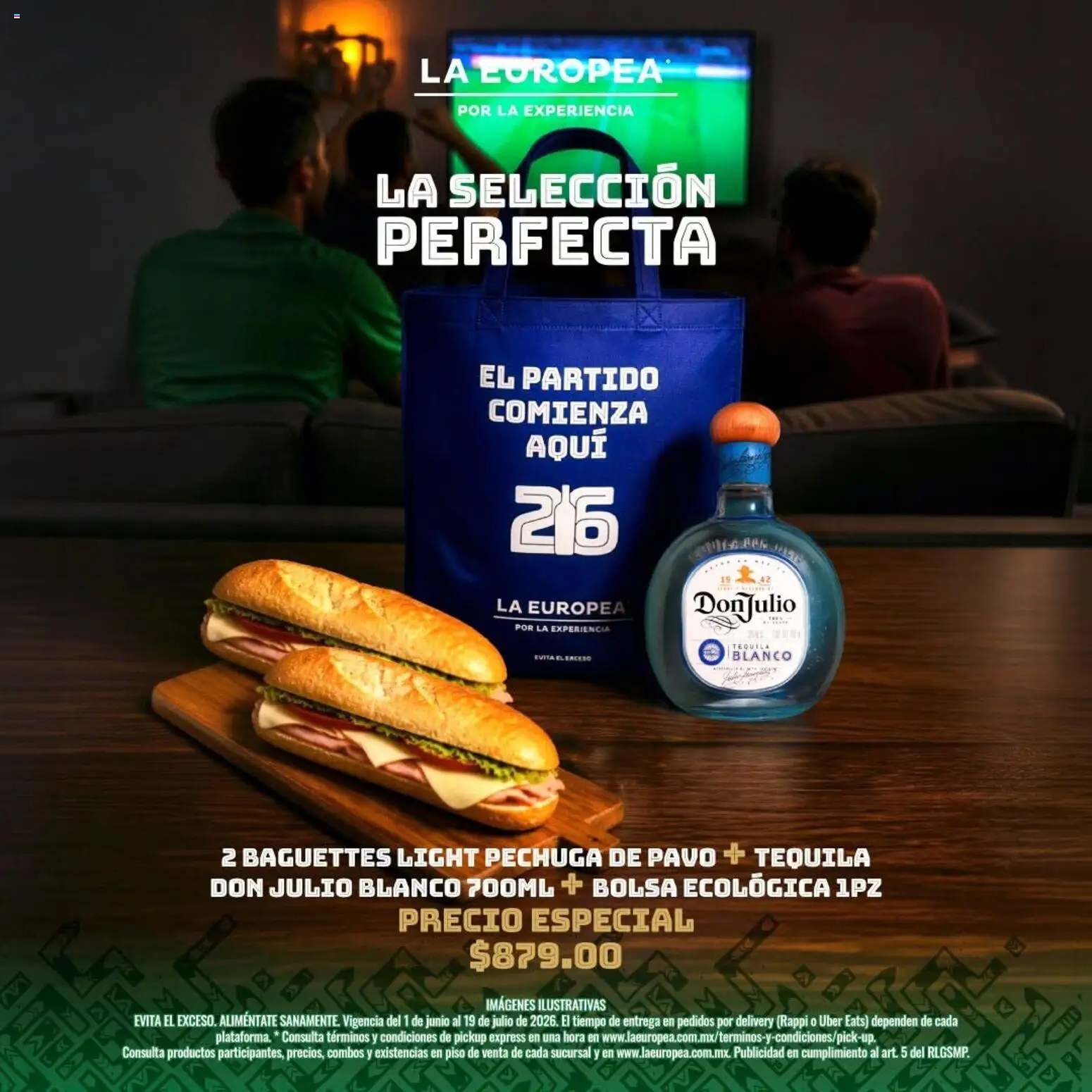 Nuevas ofertas de La Europea válidas en toda la República Mexicana desde el 01.06.2026. ¡Encuentra las mejores ofertas en La Europea catálogo La selección perfecta! | Página: 4 | Productos: Bolsa, Tequila