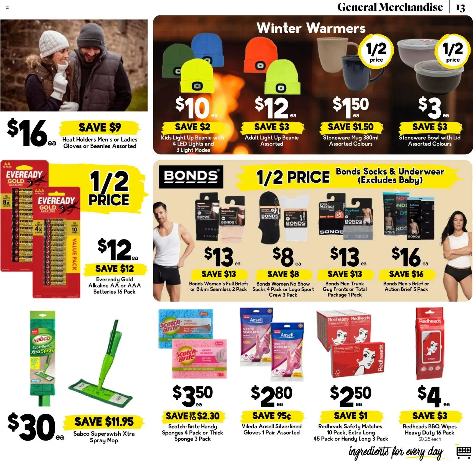 Drakes catalogue - valid from 22/07/2026 | Page: 13 | Products: Socks, Scotch, Briefs, Batteries