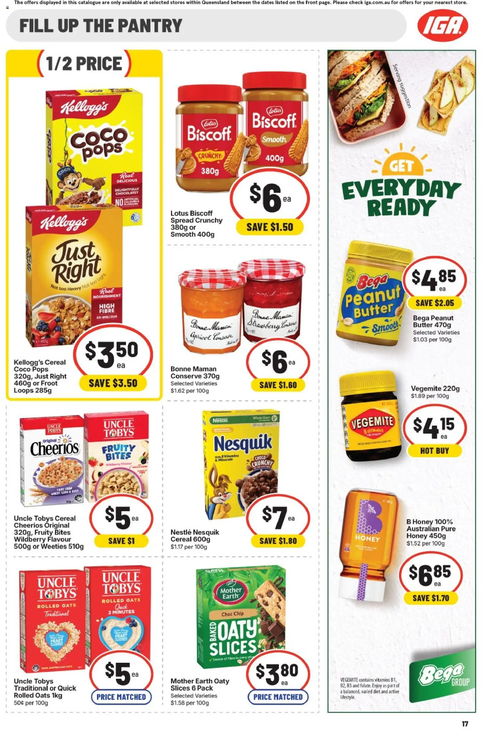 IGA catalogue - valid from 15/07/2026 | Page: 17 | Products: Box, Milk, Rice, Sauce