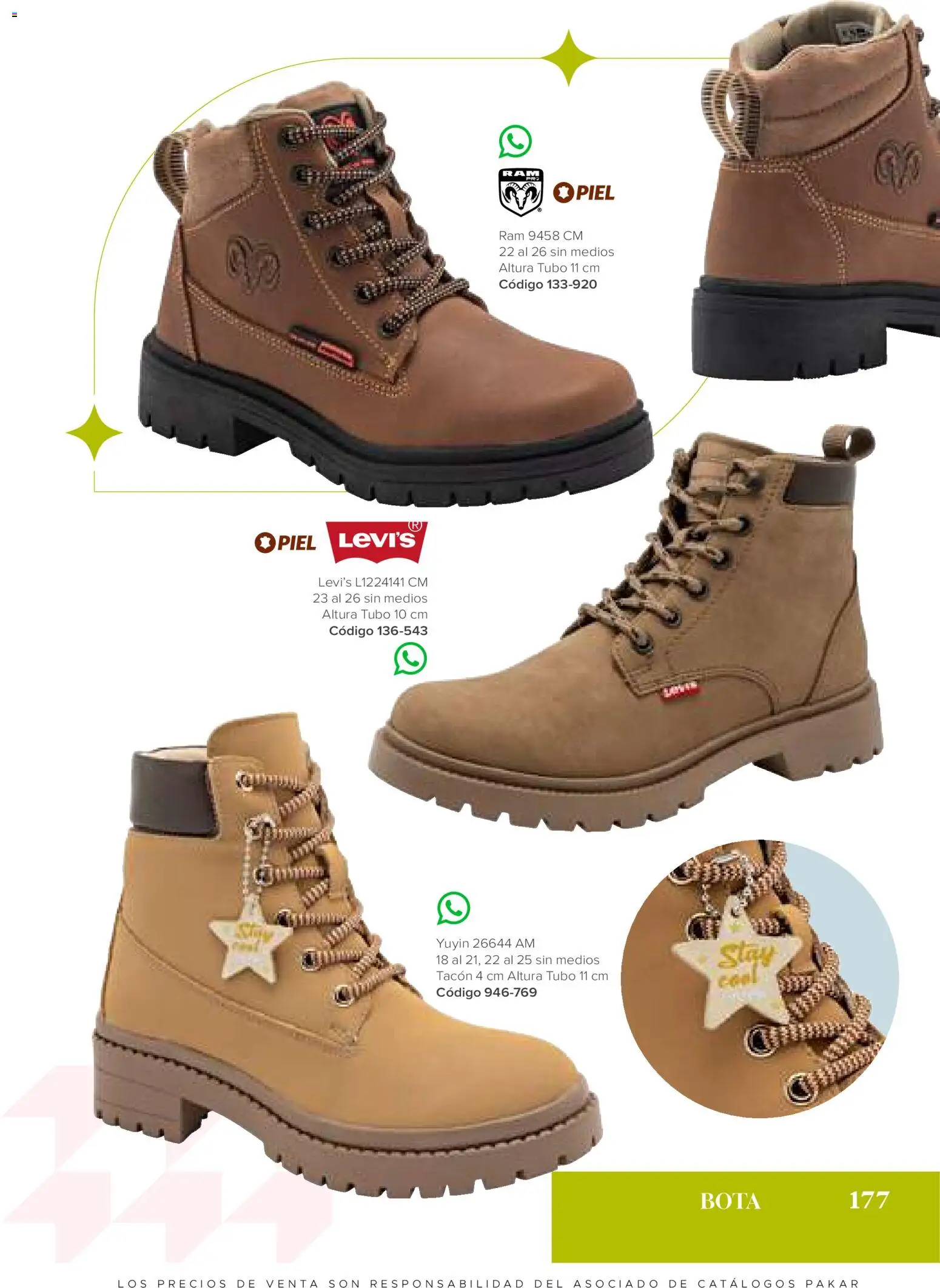 Nuevas ofertas de SC Pakar válidas en toda la República Mexicana desde el 31/07/2026. ¡Encuentra las mejores ofertas en SC Pakar catálogo Bota! | Página: 177