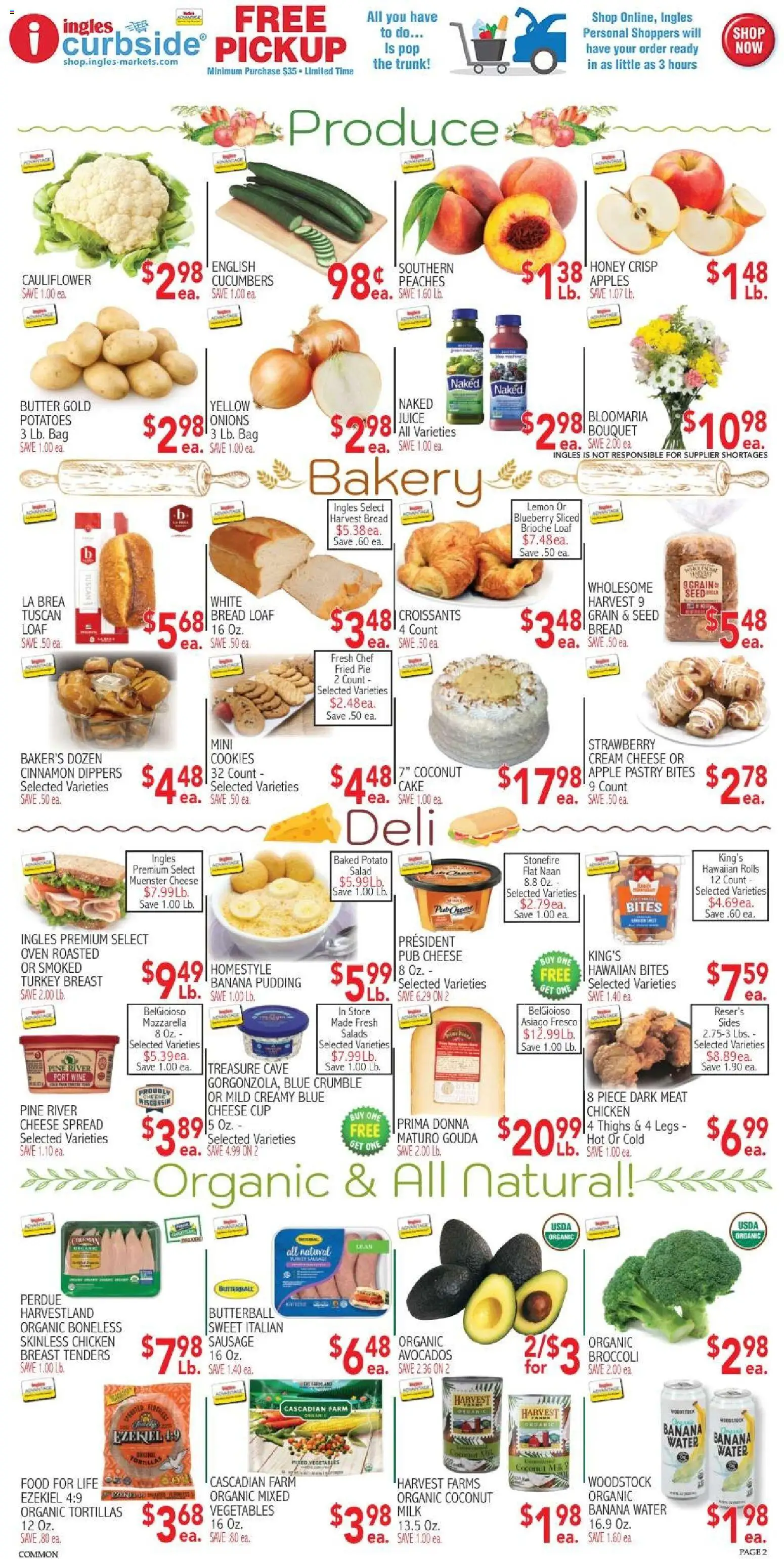 Ingles - Weekly flyer - valid from 08/05/2026 | Page: 12 | Products: Bakery, Juice, Croissants, Oven