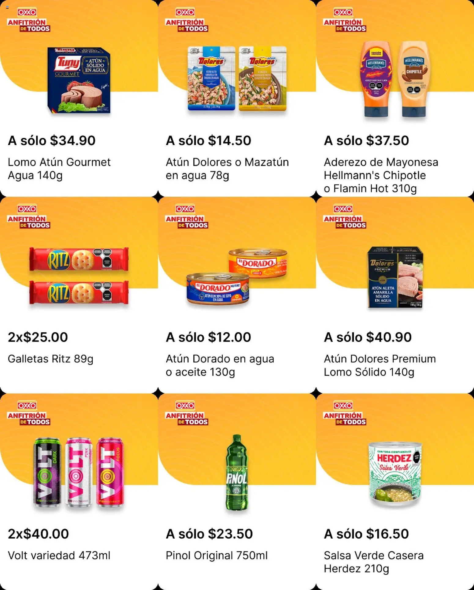 Nuevas ofertas de OXXO válidas en toda la República Mexicana desde el 12.03.2026. ¡Encuentra las mejores ofertas en OXXO folleto! | Página: 6 | Productos: Agua, Aceite, Pasta, Hojuelas