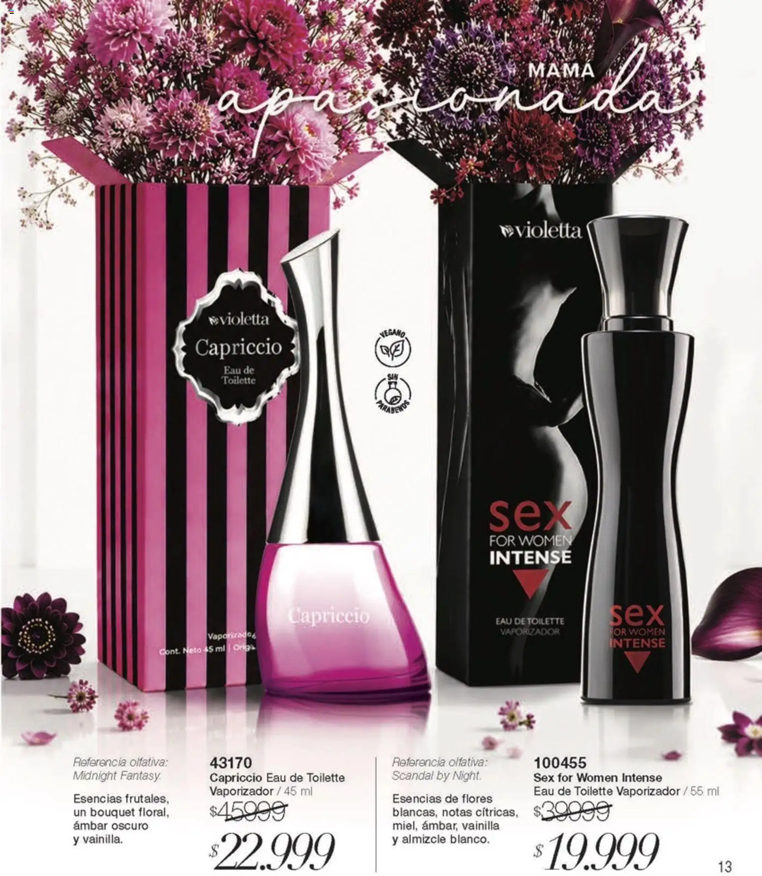 Violetta catálogo │ válido desde el 18/09/2026 | Página: 14 | Productos: Vainilla, Flores, Eau de toilette, Esencias