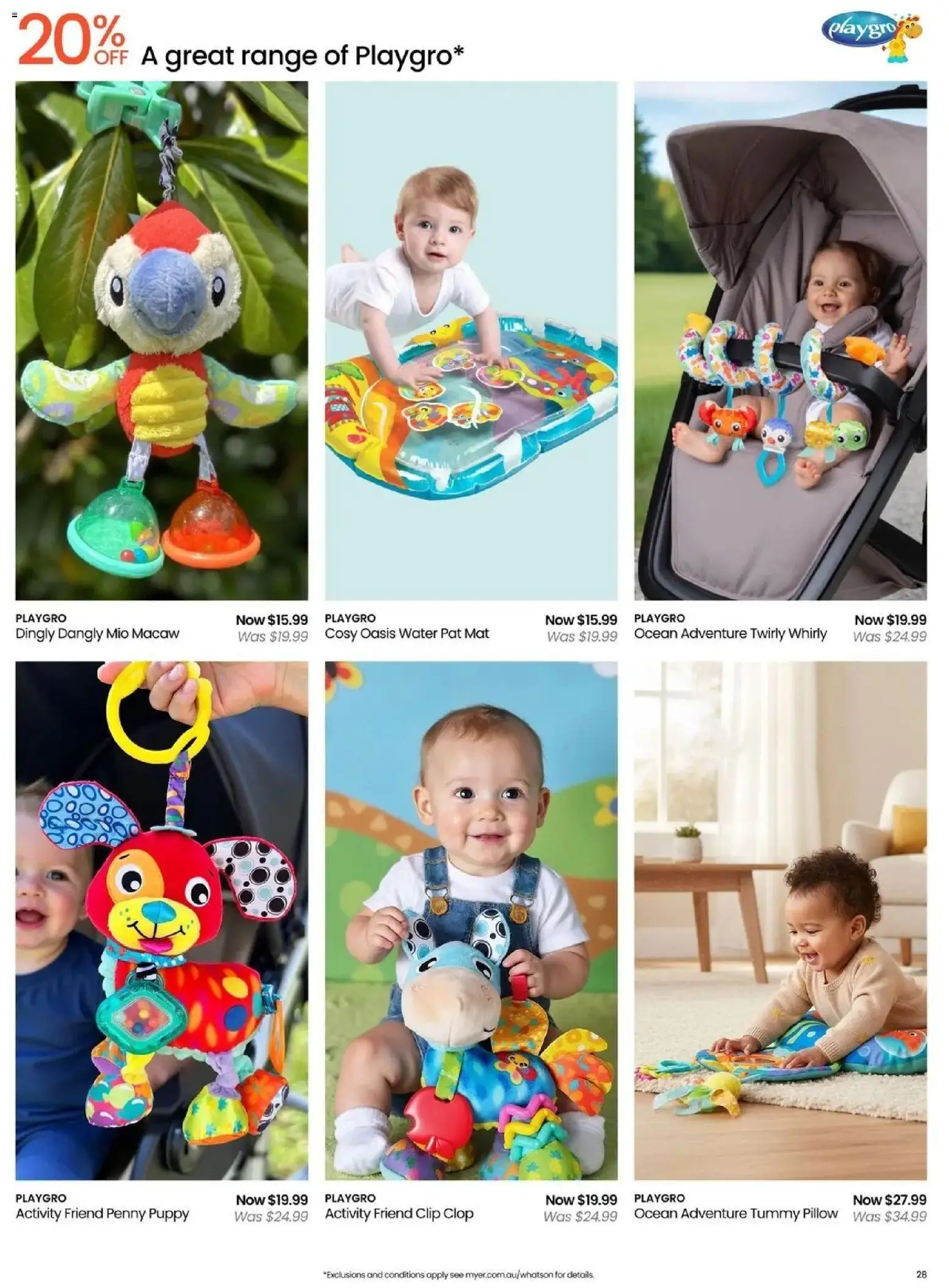 Myer - Toy Sale - 14/09/2026 > weekly / monthly specials | Page: 30 | Products: Water, Clip, Pillow