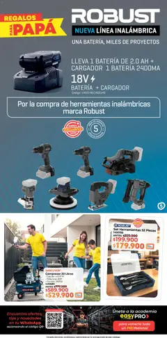 Easy catálogo -  Vista previa de la revista de la tienda Easy valido desde el 27/05/2026 | Página: 5 | Productos: Cargador, Batería, Papa