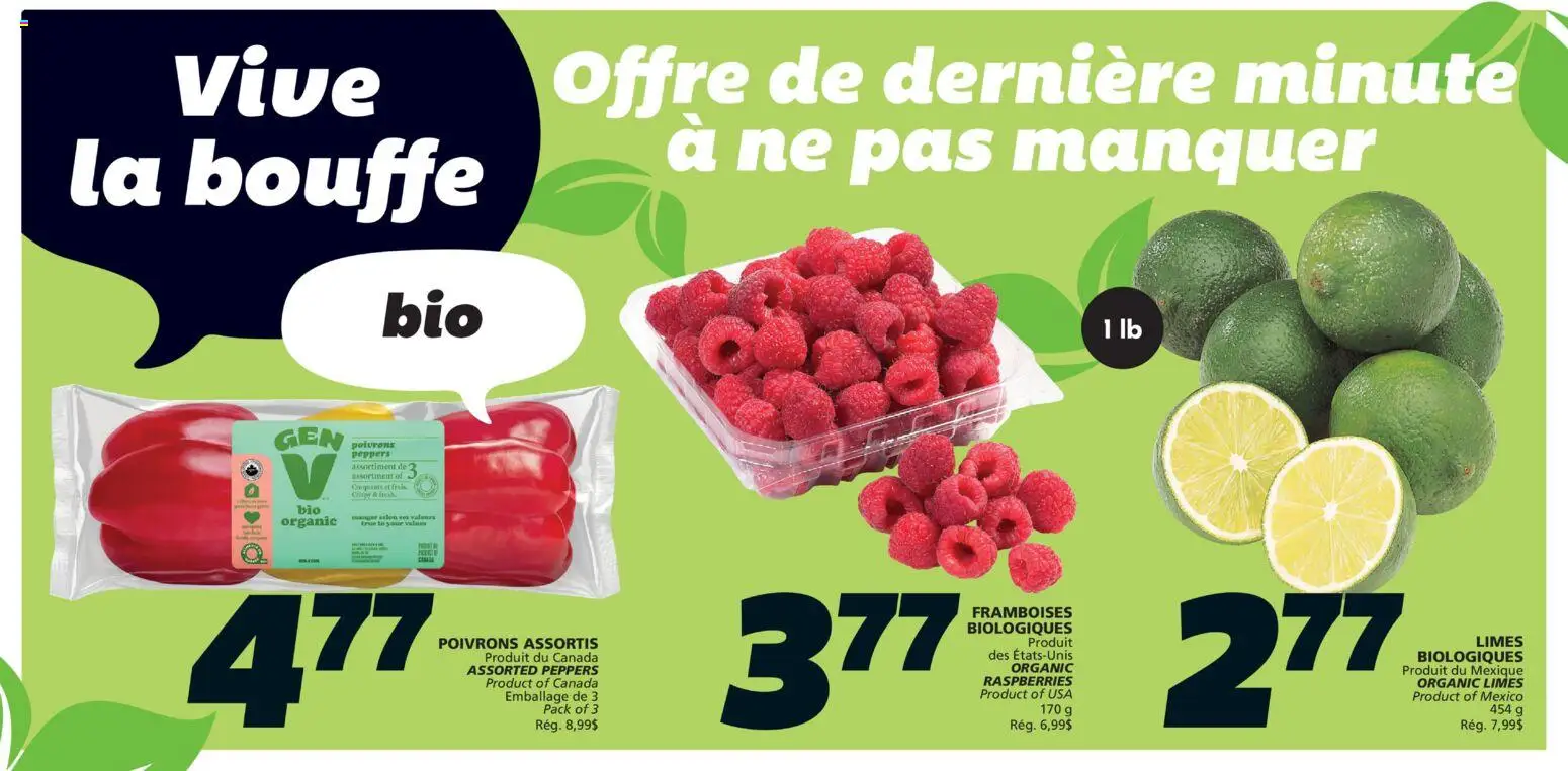 IGA flyer valid from Jul 30, 2026 | Page: 4 | Products: Raspberries