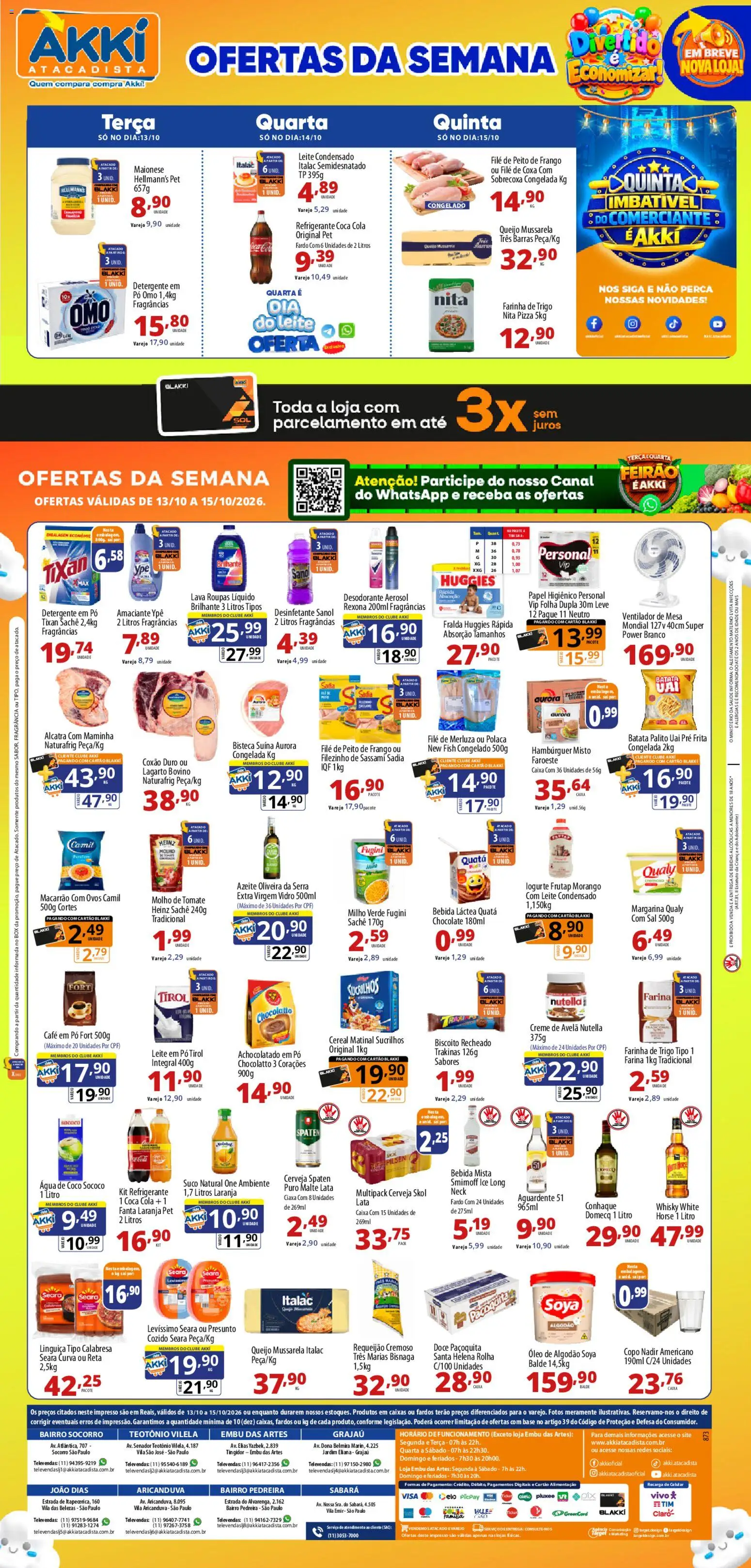 Akki Atacadista Folheto - válido de 13/10/2026 | Página: 1