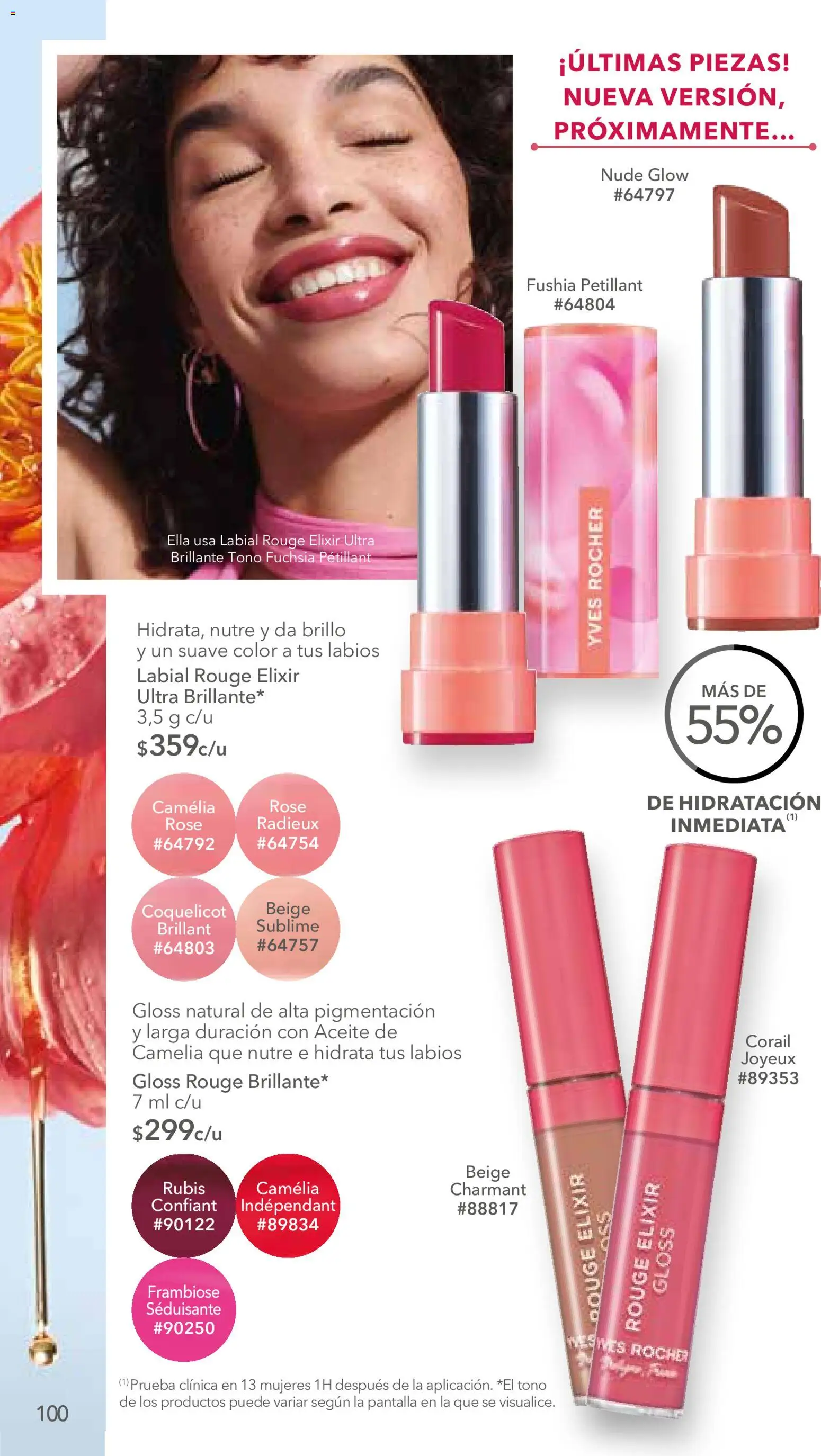Nuevas ofertas de Yves Rocher válidas en toda la República Mexicana desde el 25/08/2026. ¡Encuentra las mejores ofertas en Yves Rocher campaña 12 2026! | Página: 102 | Productos: Brillo, Aceite