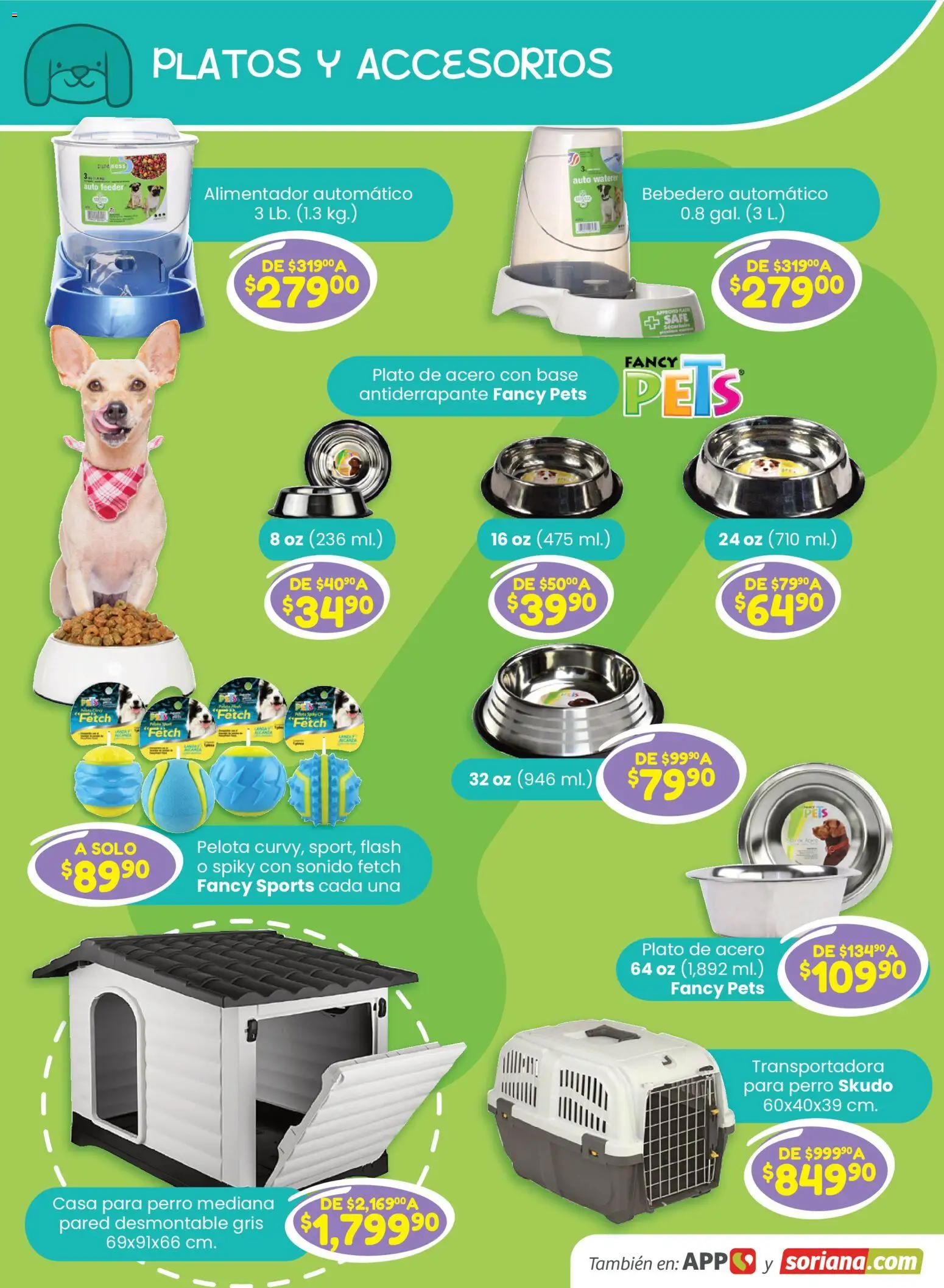 Nuevas ofertas de Soriana válidas en toda la República Mexicana desde el 13/08/2026. ¡Encuentra las mejores ofertas en Soriana Especial Mascotas Híper Nacional! | Página: 10 | Productos: Pelota, Puré