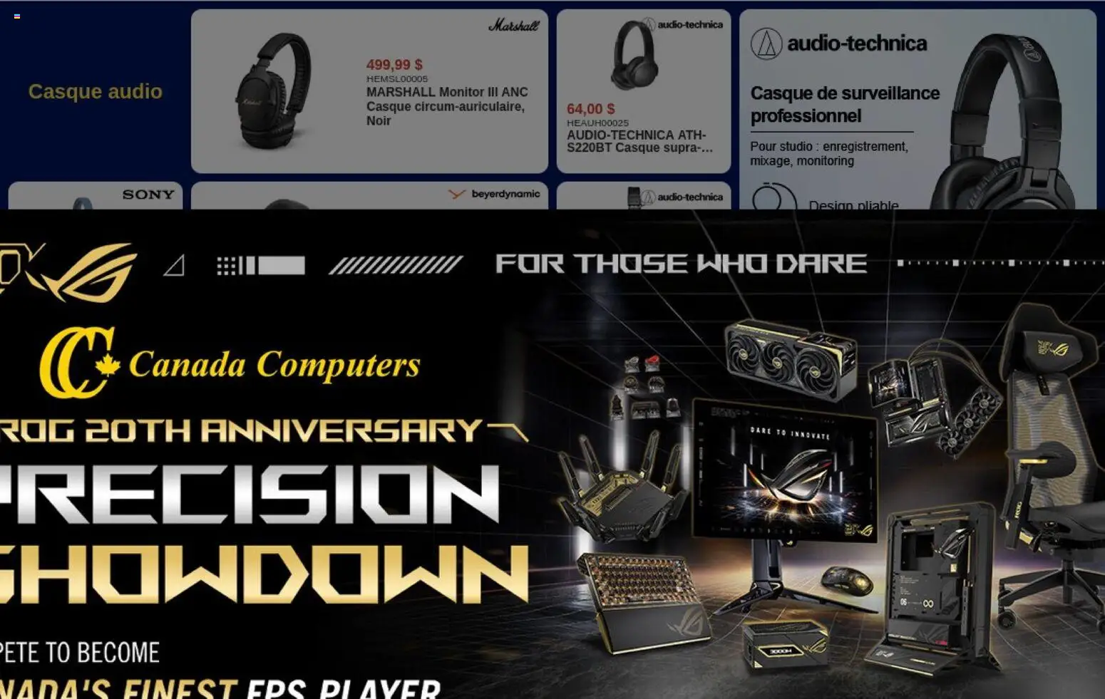 Canada Computers flyer valid from Aug 21, 2026 | Page: 8 | Products: Monitor, Audio