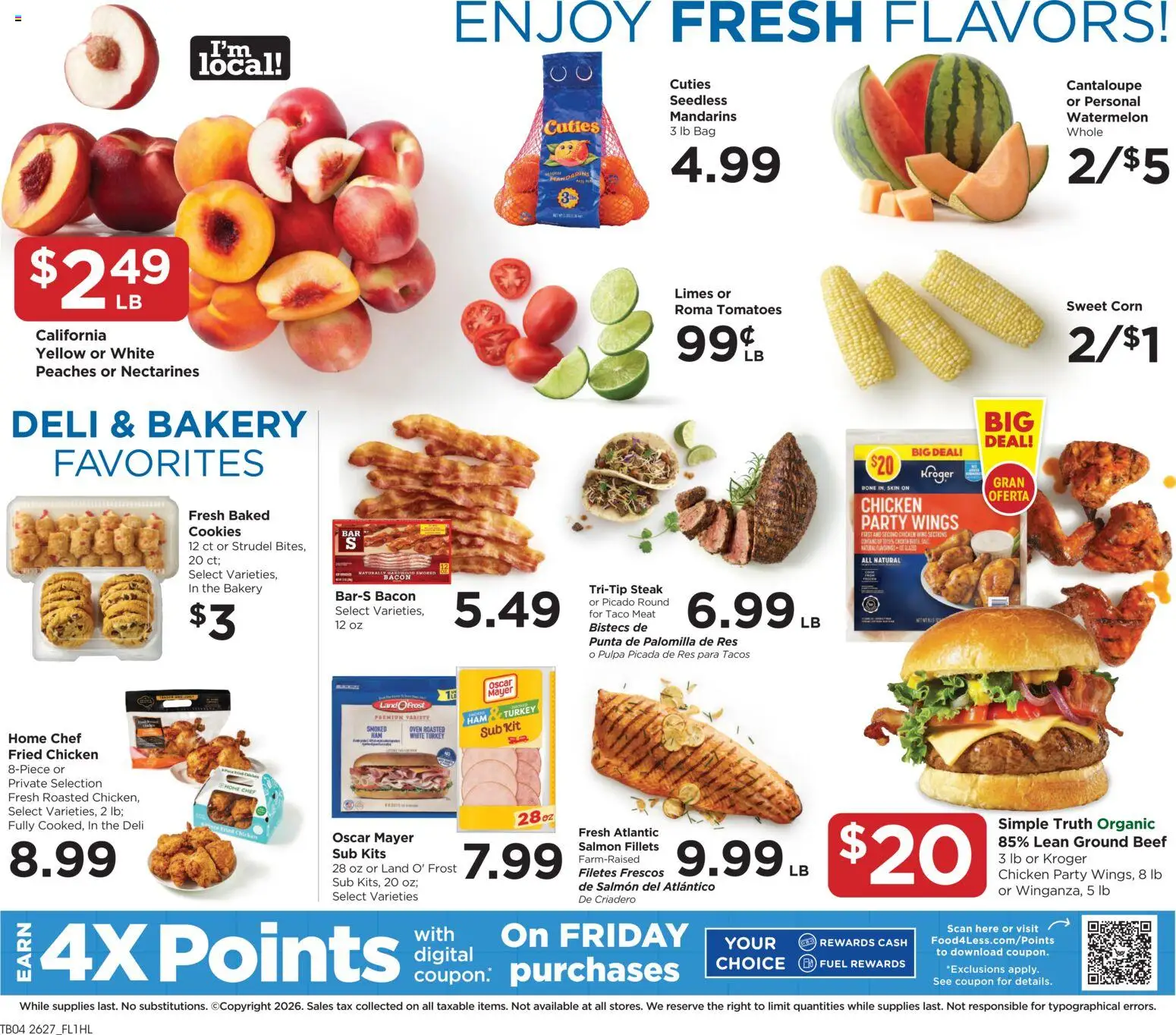 Food 4 Less Weekly Ad - valid from 08/05/2026 | Page: 6 | Products: Corn, Beef, Watermelon, Oven
