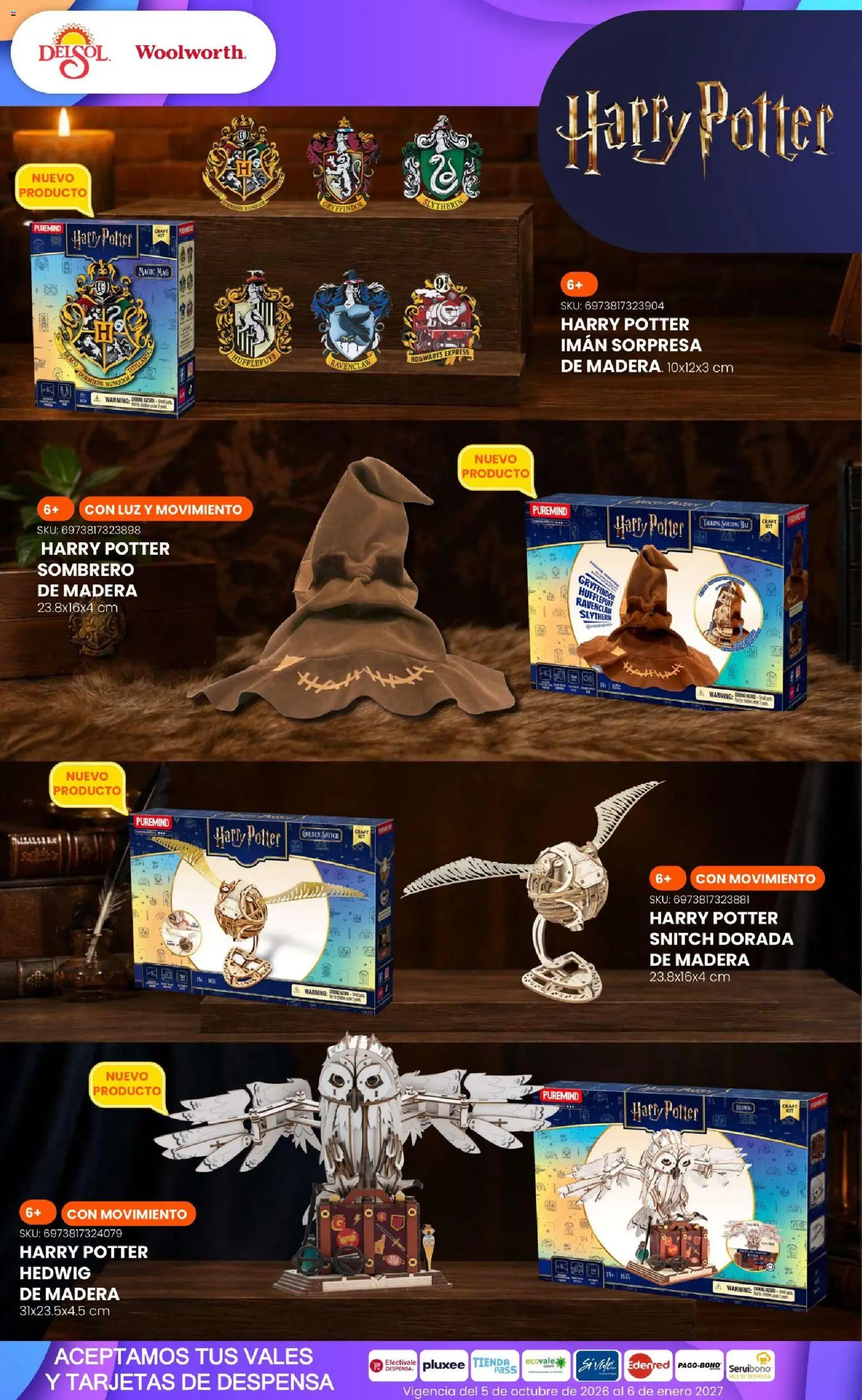 Nuevas ofertas de Del Sol y Woolworth válidas en toda la República Mexicana desde el 01/10/2026. ¡Encuentra las mejores ofertas en Del Sol y Woolworth catálogo El Castillo del Juguete! | Página: 123