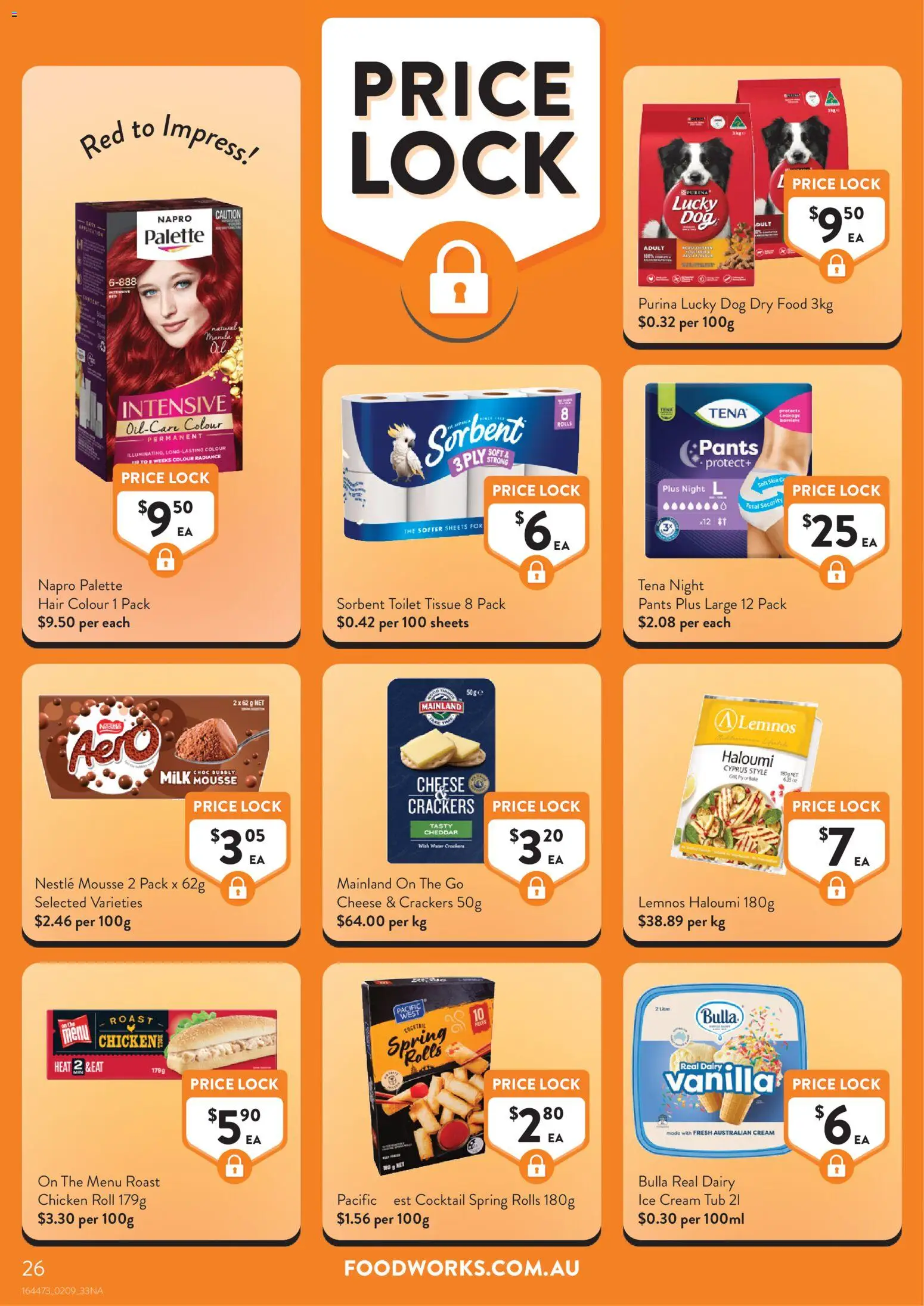 Foodworks catalogue - valid from 02/09/2026 | Page: 26 | Products: Milk, Hair colour, Chicken, Roast