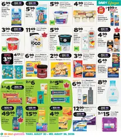 Preview of Thrifty Foods weekly flyer / circulaire from shop Thrifty Foods valid from Aug 20, 2026 | Page: 7 | Products: Rice, Deodorant, Vanilla, Kefir