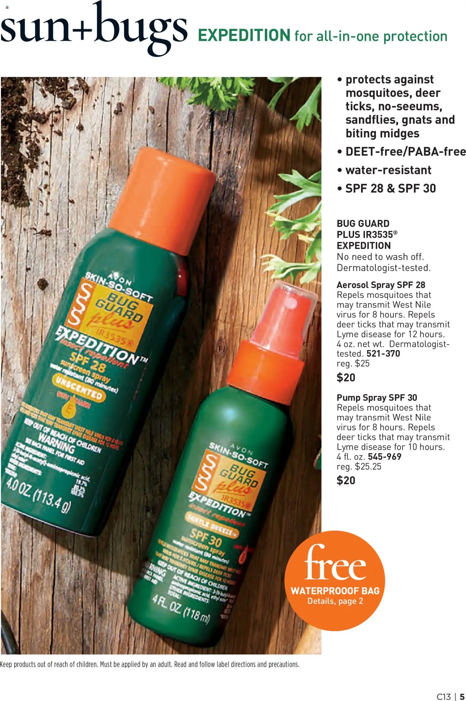 Avon Brochure - valid from 17.06.2026 | Page: 5 | Products: Pump, Bug Guard, Bag