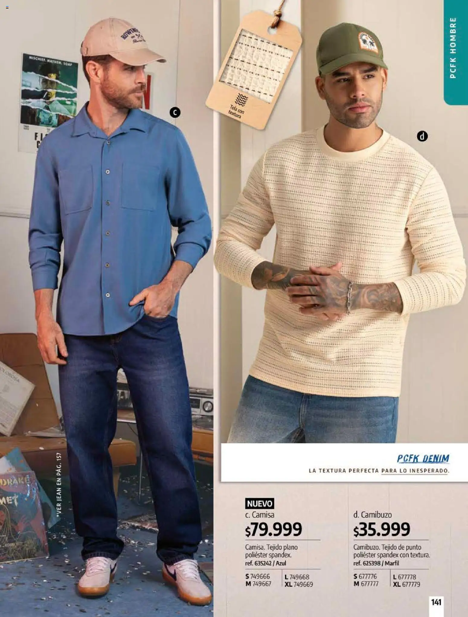 Pacifika revista - valida desde el 12/07/2026 | Página: 141 | Productos: Jean, Camisa