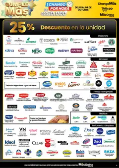 Vista previa Changomas - Promos del finde válido desde el 01/10/2026 | Página: 4 | Productos: Fanta, Bebidas, Alimentos, Toallitas húmedas