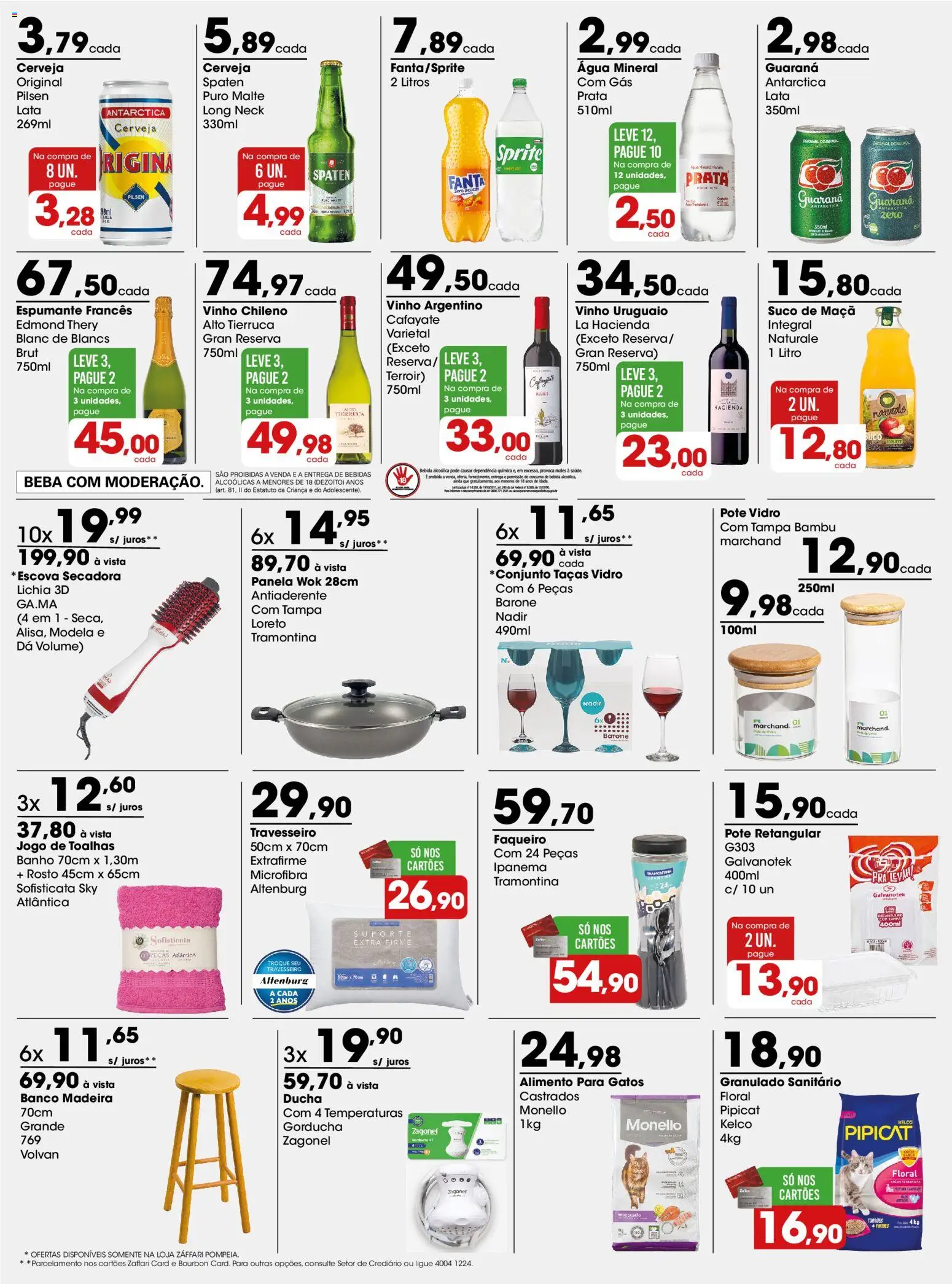 Zaffari Folheto - válido de 04.05.2026 | Página: 3 | Produtos: Fanta, Espumante, Cerveja, Bourbon