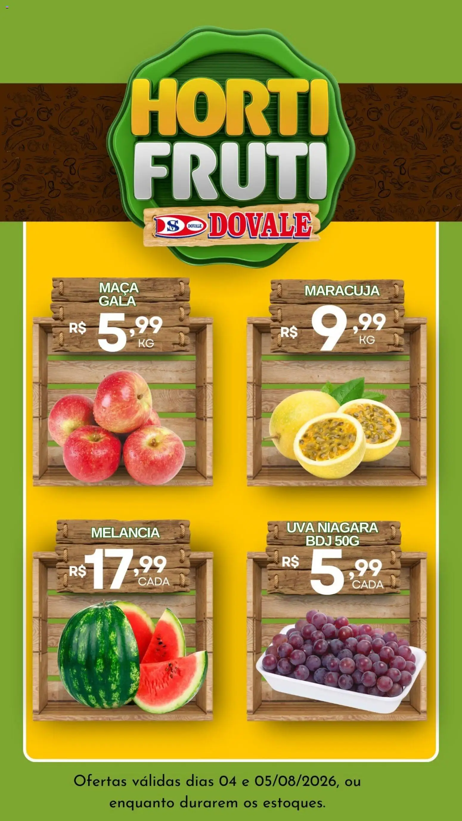 Dovale Folheto - válido de 04/08/2026 | Página: 2 | Produtos: Maracujá, Melancia