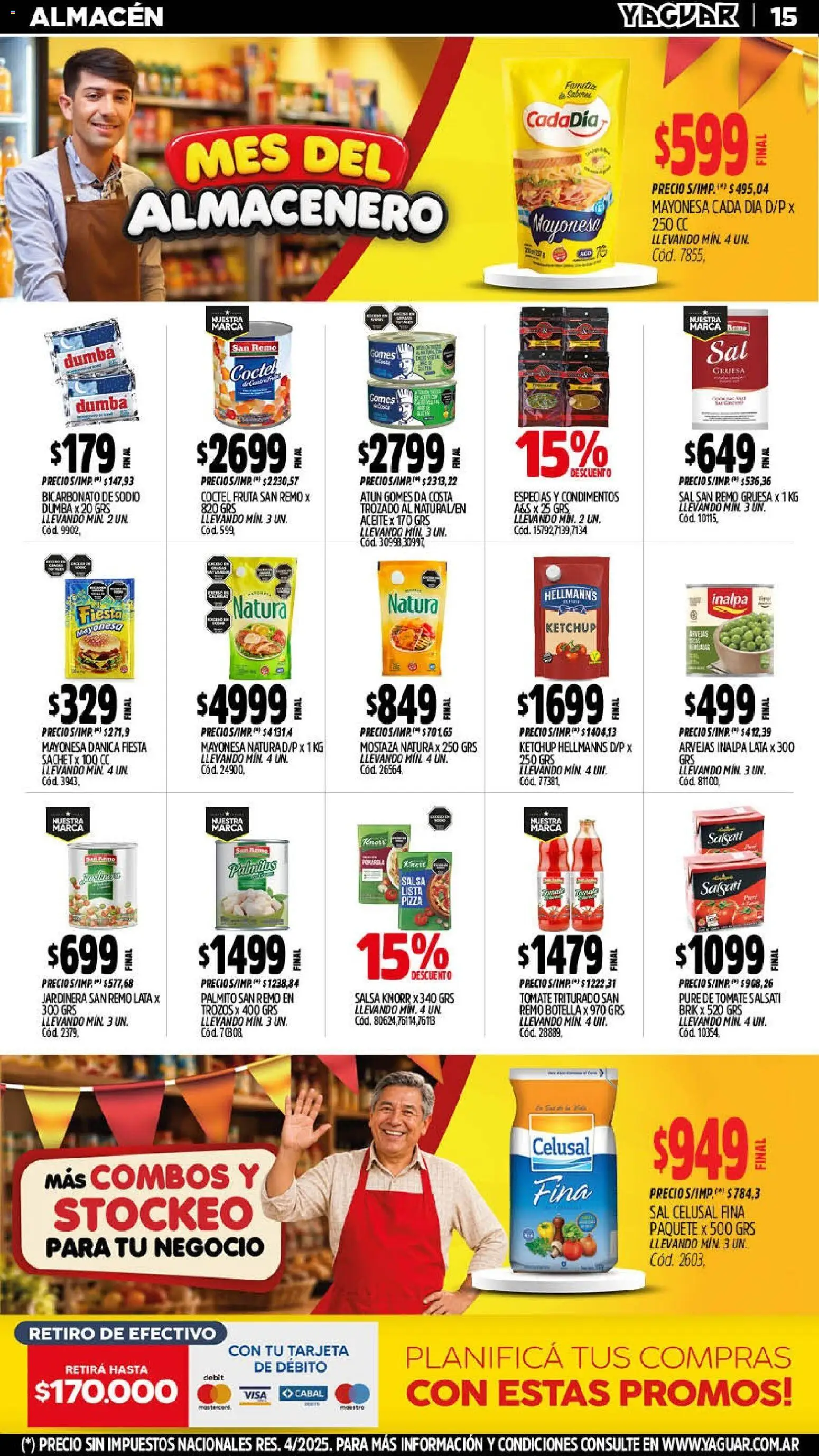 Yaguar - Oferta Semanal Jujuy │ válido desde el 07/09/2026 | Página: 14 | Productos: Especias, Ketchup, Atún, Fruta