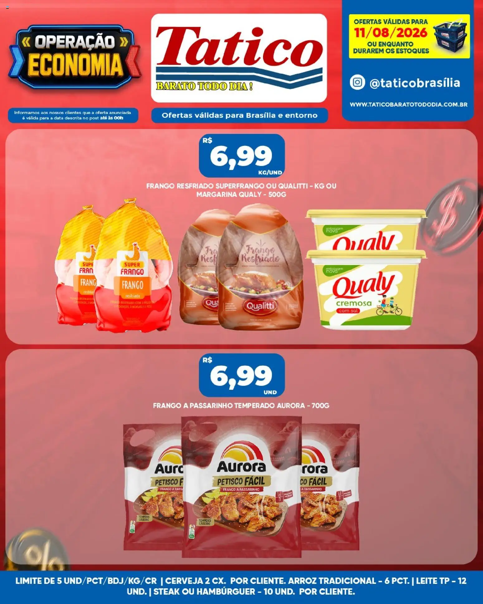 Tatico Folheto - válido de 12/08/2026 | Página: 27 | Produtos: Arroz, Fígado, Frango, Margarina