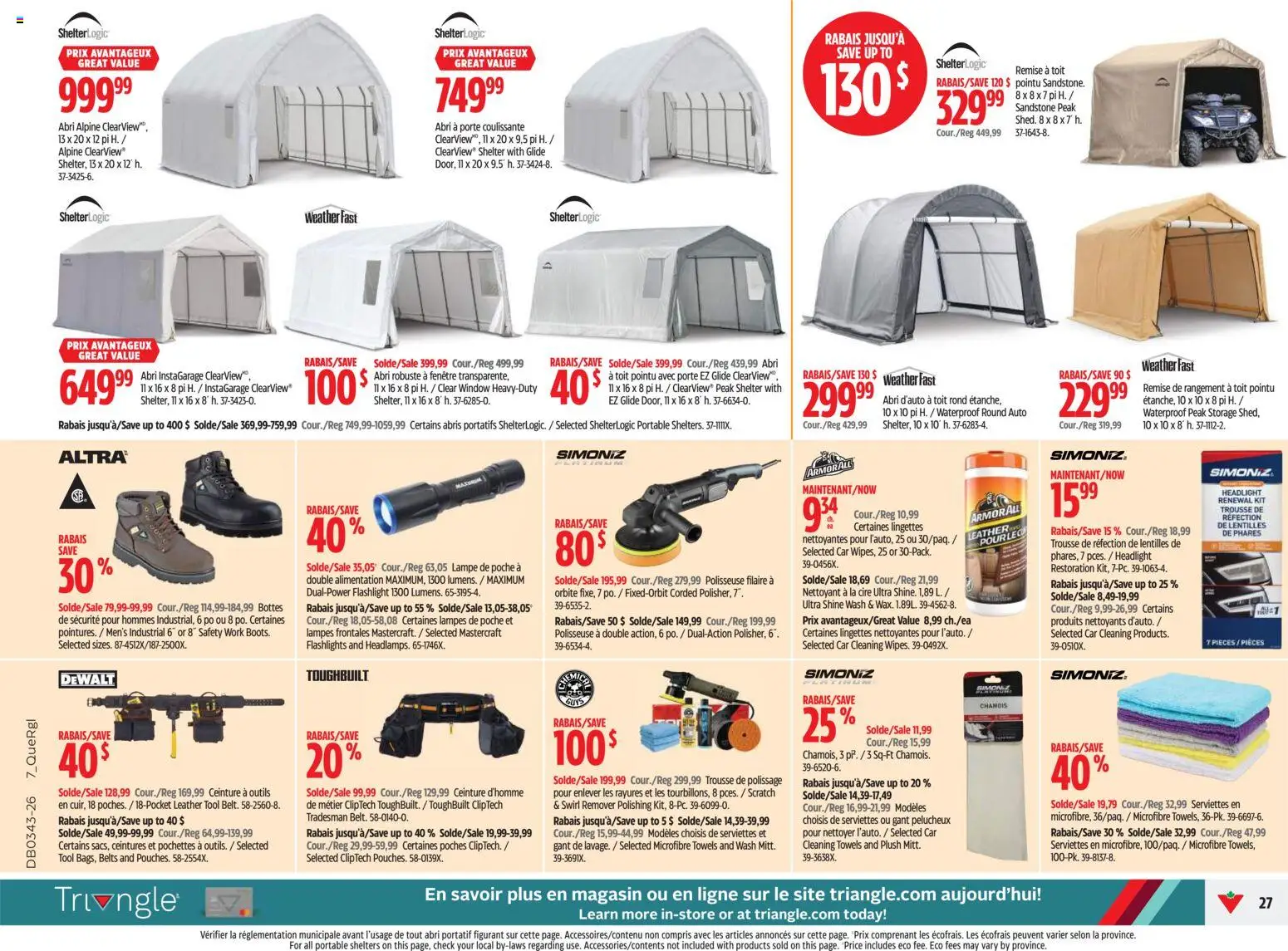 Canadian Tire flyer valid from Oct 22, 2026 | Page: 26