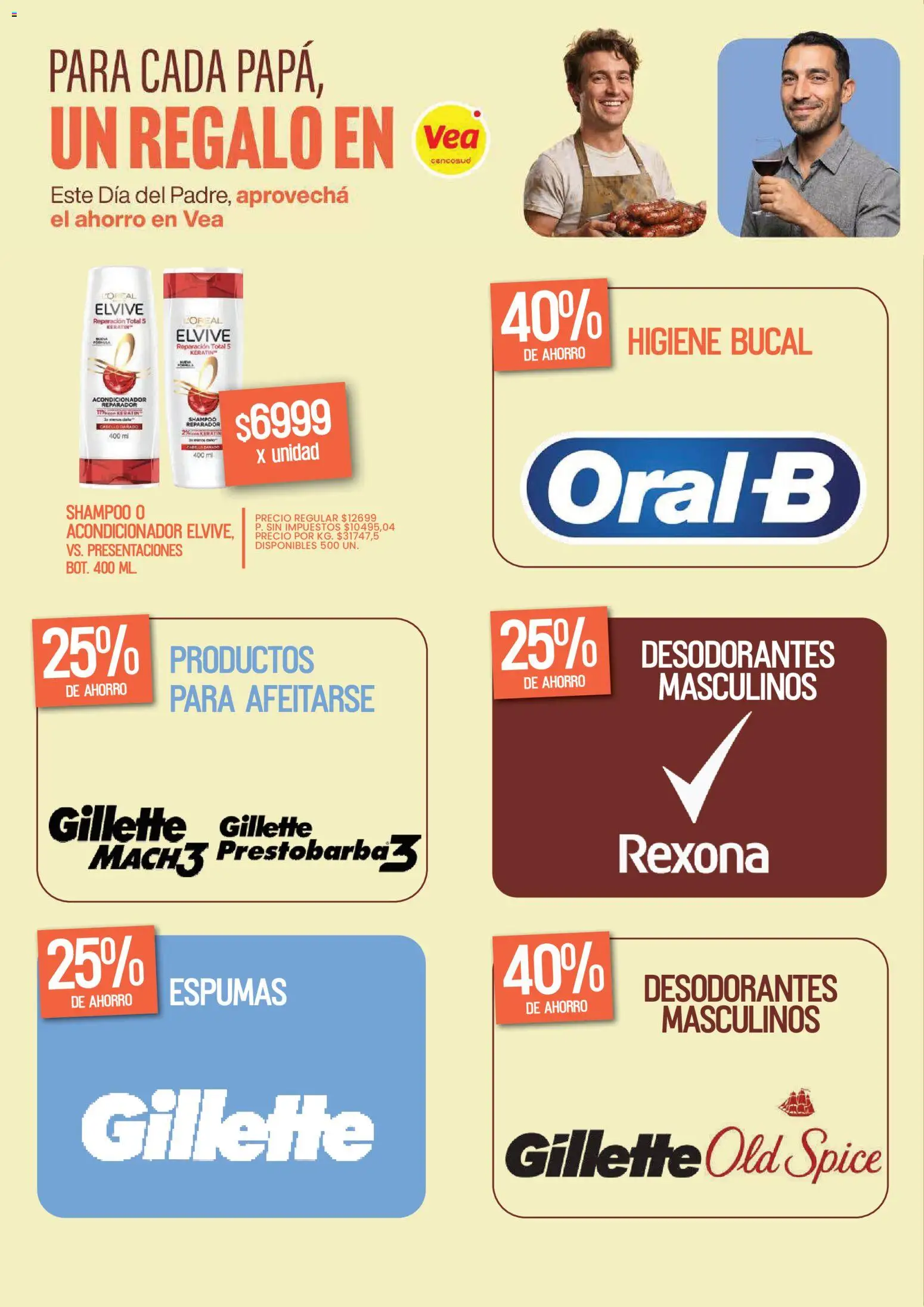 Vea - Volante Especial Dia del Padre │ válido desde el 08.06.2026 | Página: 20 | Productos: Shampoo, Acondicionador