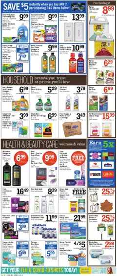 Preview of Price Chopper weekly ads valid from 09/13/2026 | Page: 5 | Products: White tea, Dog Food, Toothbrush, Weight