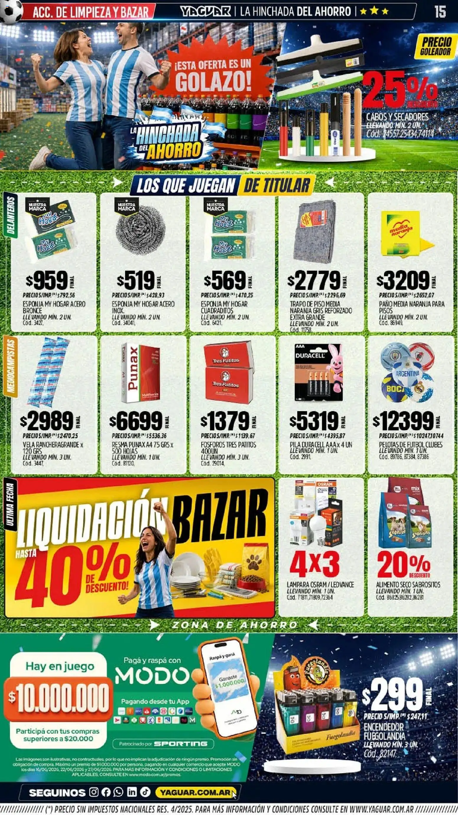 Yaguar - Oferta Semanal Salta │ válido desde el 22/06/2026 | Página: 15