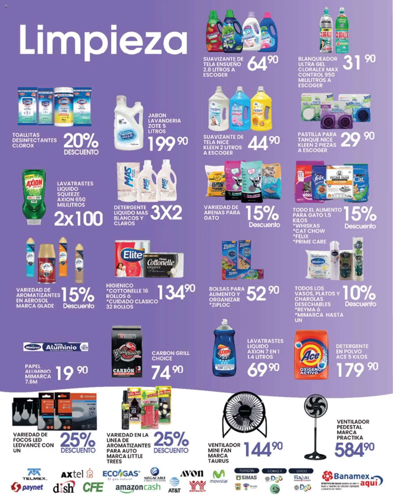 Nuevas ofertas de Alsuper válidas en toda la República Mexicana desde el 22.05.2026. ¡Encuentra las mejores ofertas en Alsuper folleto Laguna! | Página: 5 | Productos: Detergente, Suavizante, Bowl, Jabón