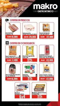 Vista previa Makro Ofertas GASTRONÓMICO válido desde el 07.05.2026 | Página: 2 | Productos: Choclo, Jamón cocido, Batata, Cerdo