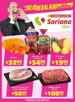 Vista previa de Soriana Fin de Semana Híper: Chih, Delicias, Dur y Coah (excepto Saltillo), nuevo folleto de la tienda, válido en México a partir del 03/07/2026