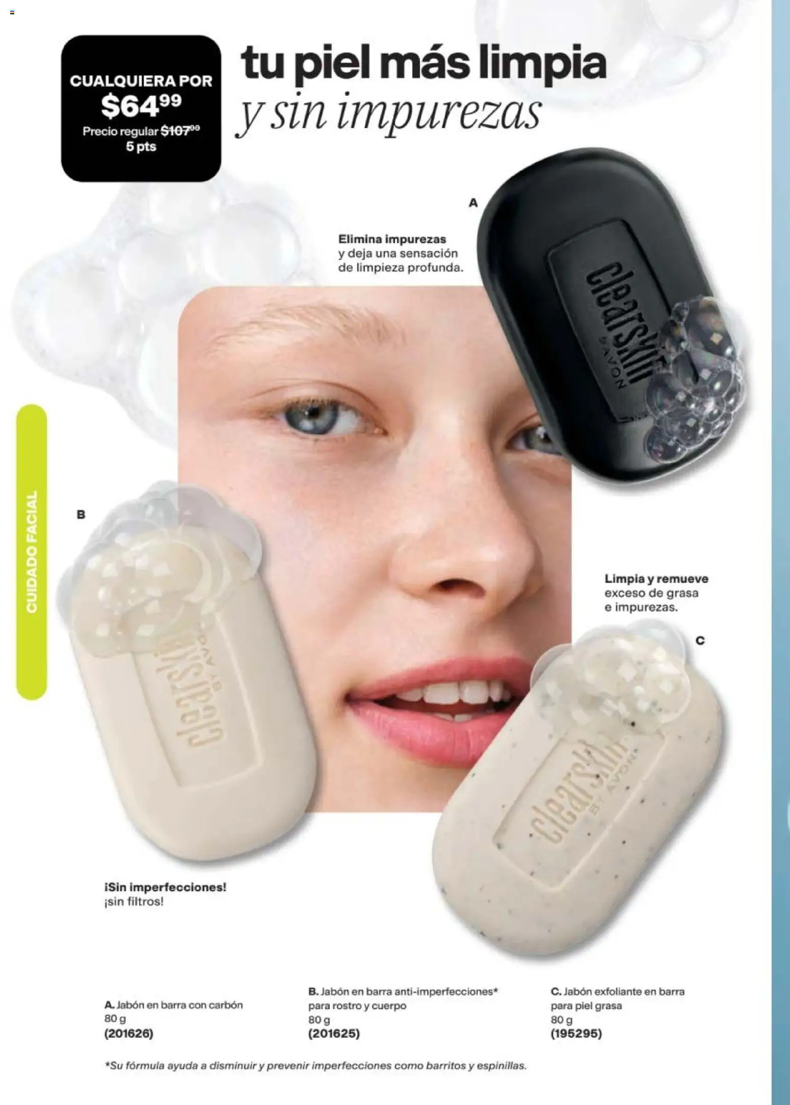 Nuevas ofertas de AVON válidas en toda la República Mexicana desde el 11/09/2026. ¡Encuentra las mejores ofertas en AVON campaña 14 2026! | Página: 124 | Productos: Exfoliante, Barra, Jabón