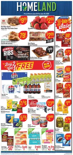 Preview of Homeland weekly ads valid from 06/24/2026