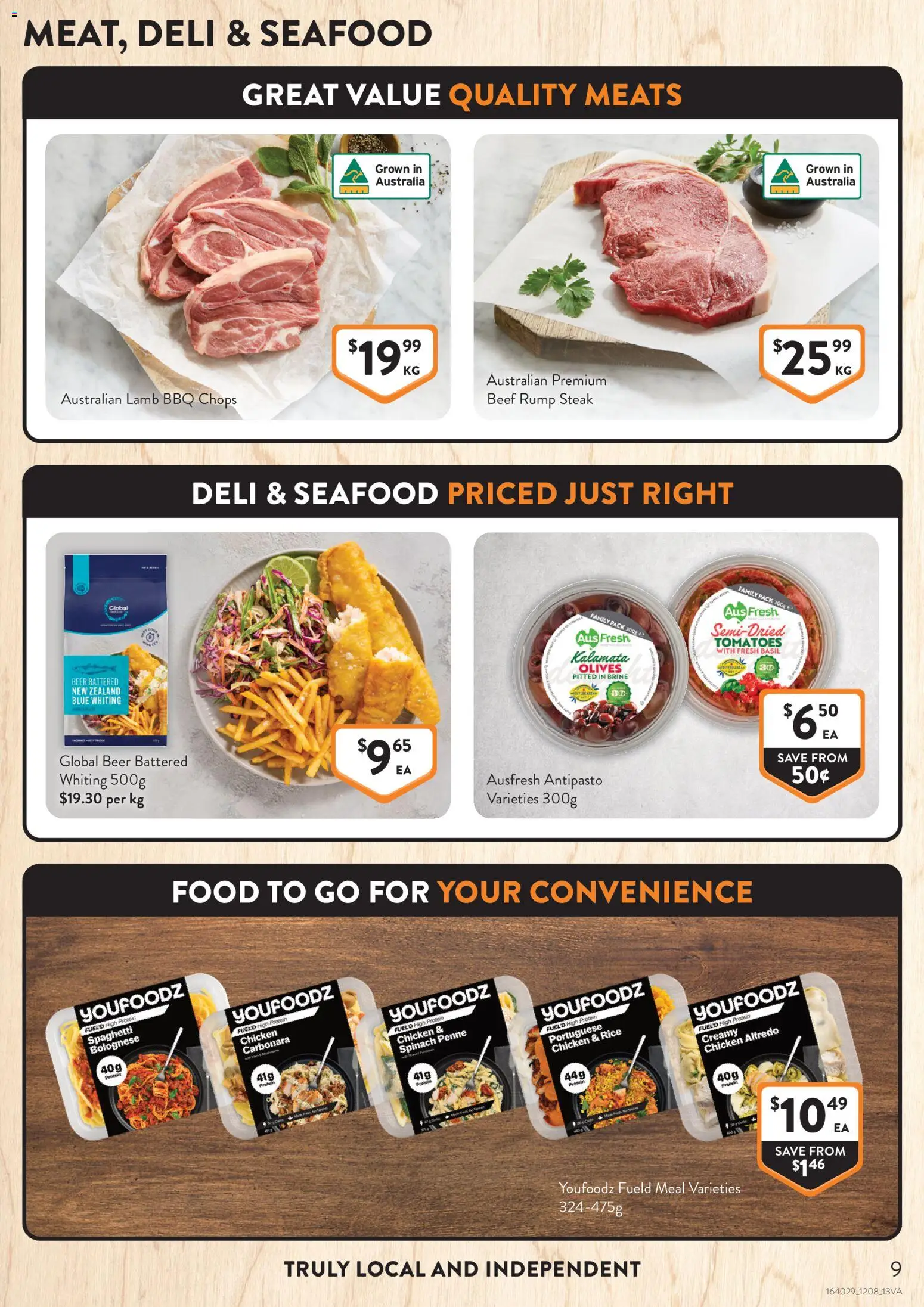 Foodworks catalogue - valid from 12/08/2026 | Page: 9 | Products: Food, Chicken, Beef, Spinach
