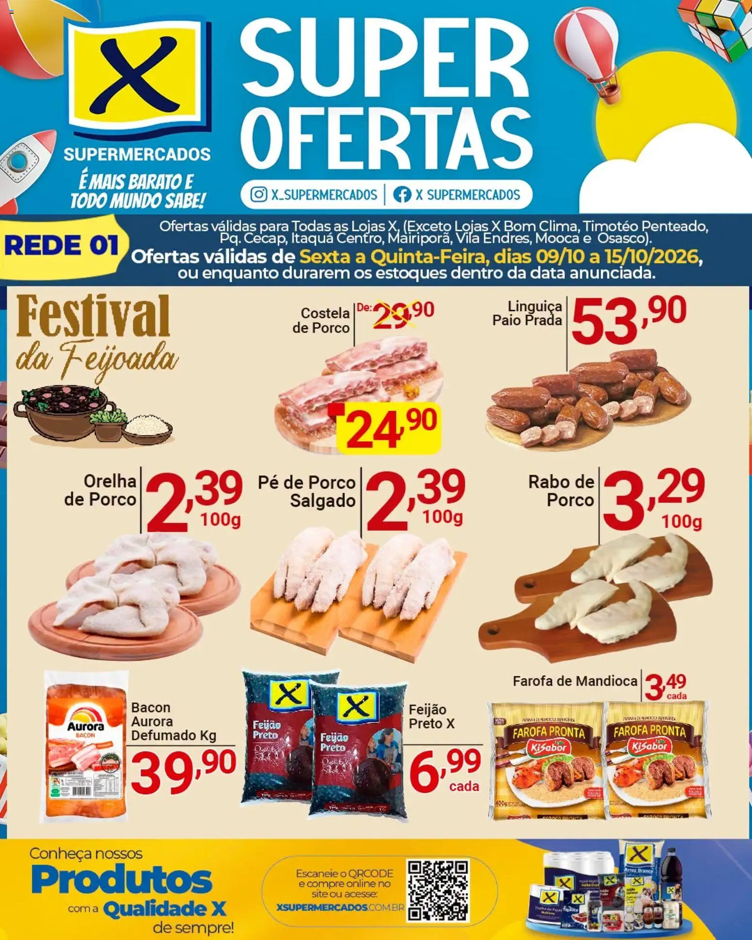 X Supermercados Folheto - válido de 09/10/2026 | Página: 9